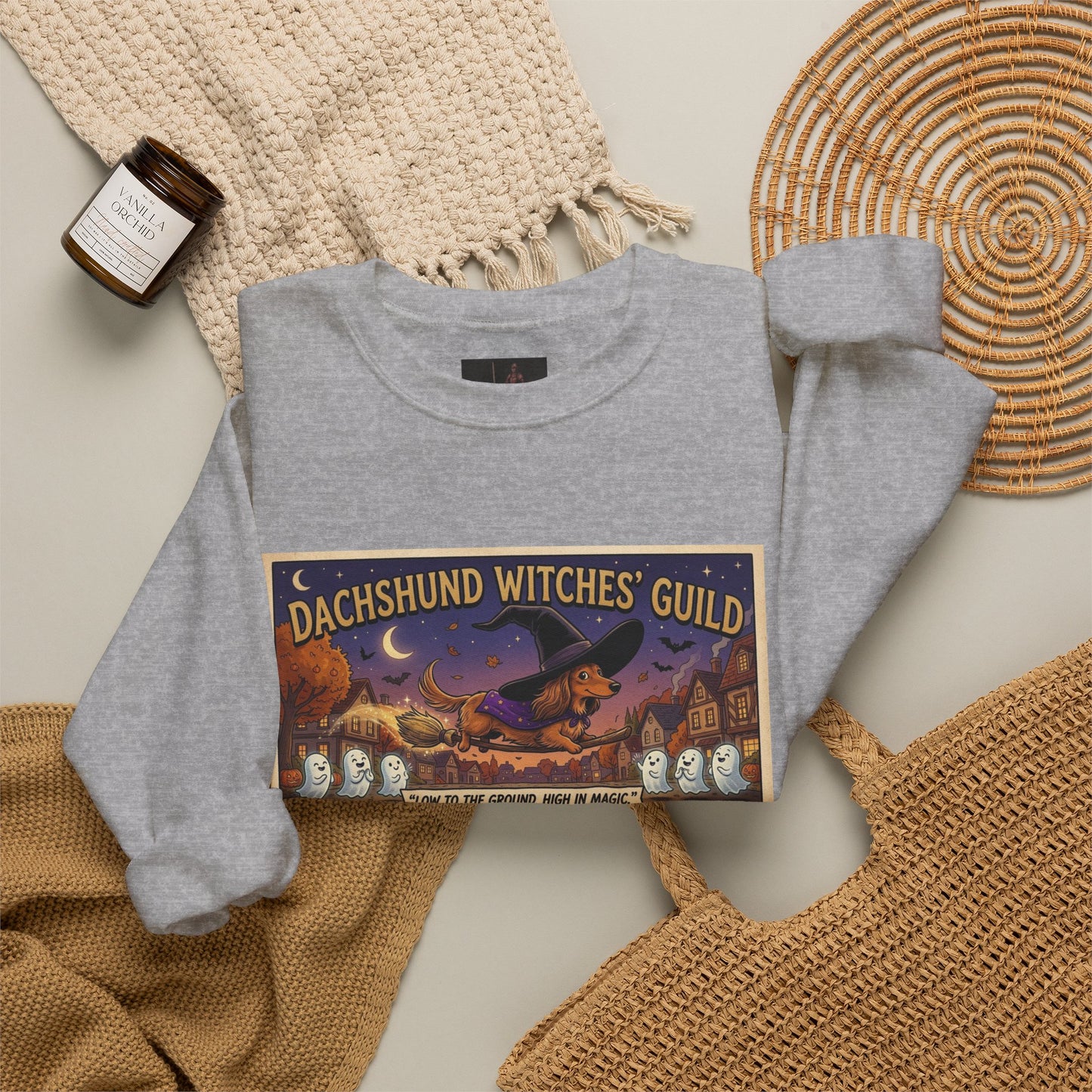 Friday Knights - Dachshund Witches’ Guild Crewneck Sweatshirt