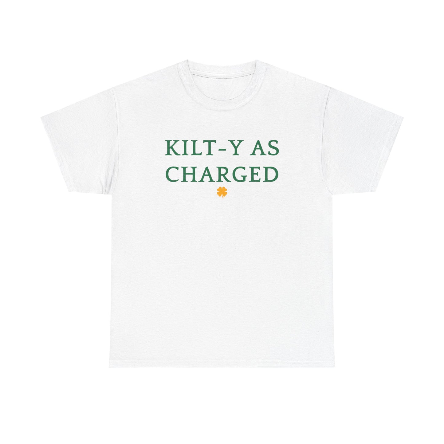 Kilt-y As Charged tee (white)