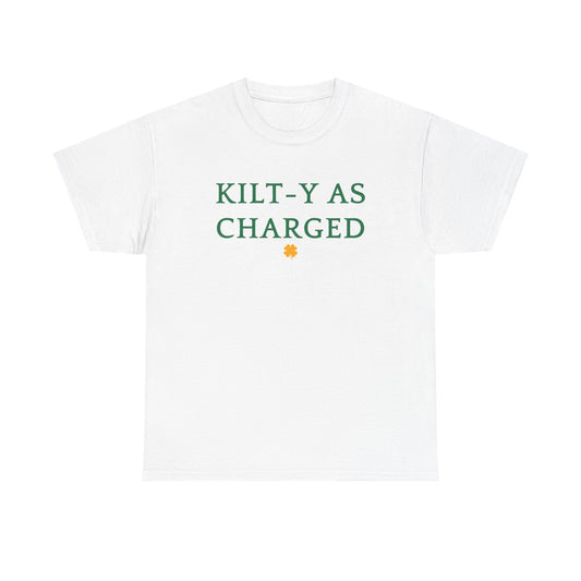 Kilt-y As Charged tee (white)