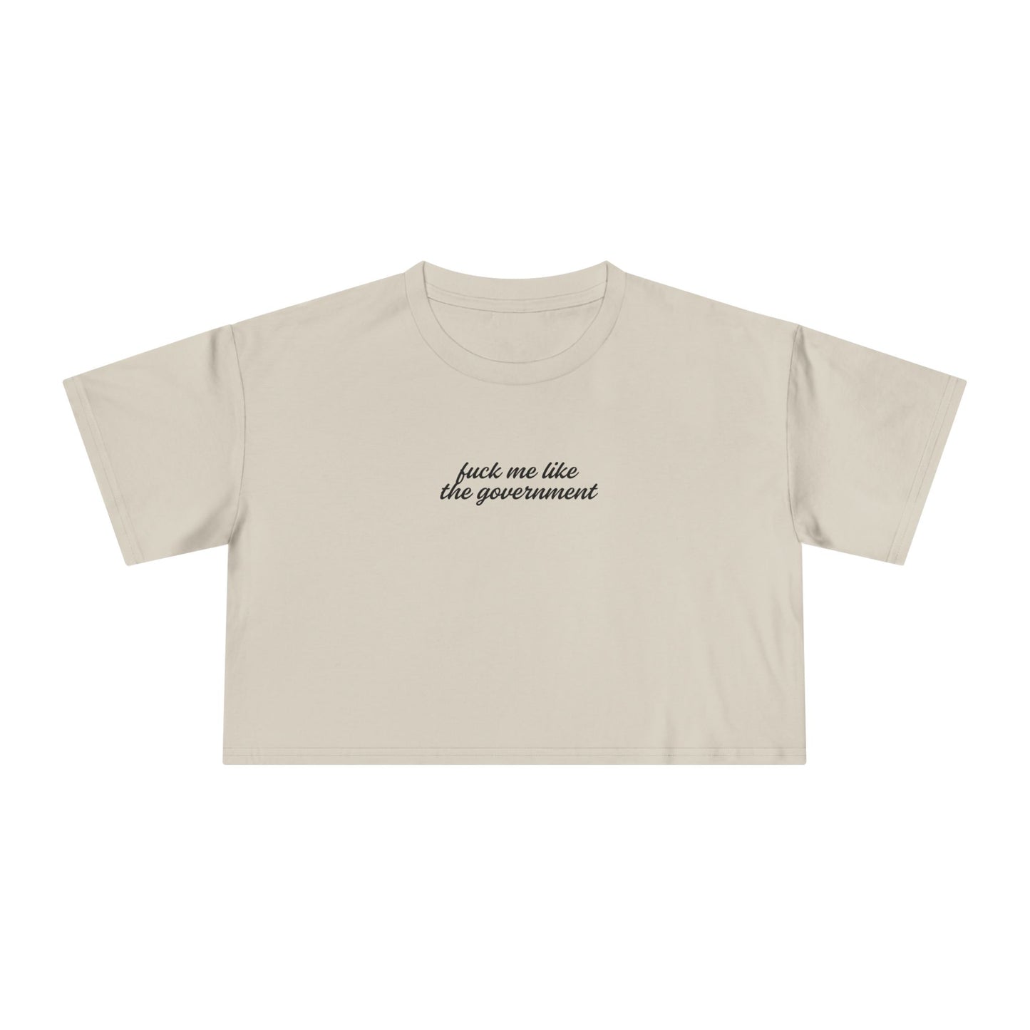 Friday Knights - do me like the government crop top