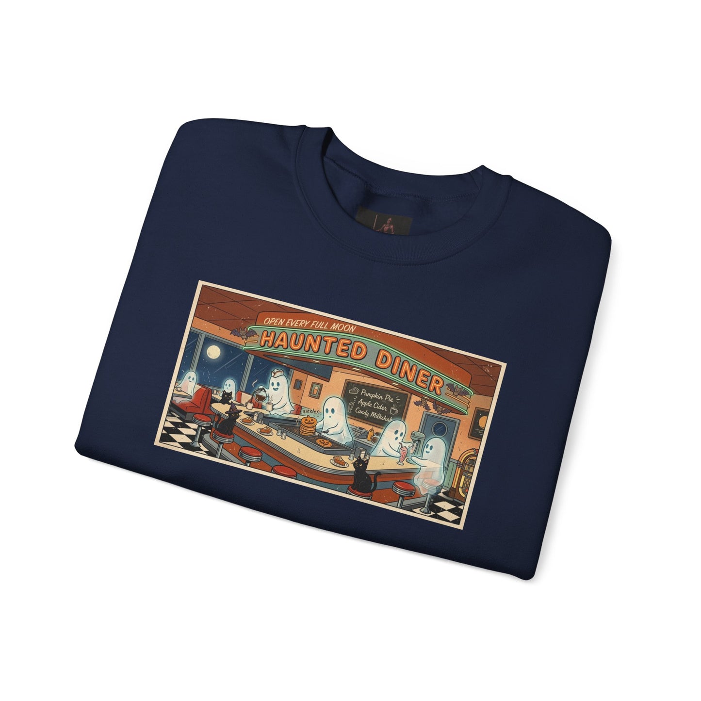 Friday Knights - Haunted Diner Crewneck Sweatshirt