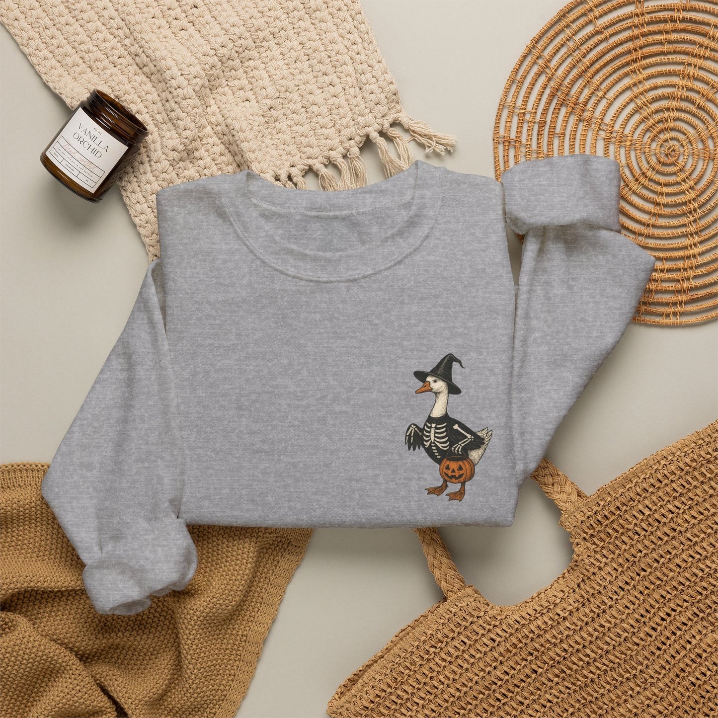 Friday Knights - Silly Witch Goose Crewneck Sweatshirt