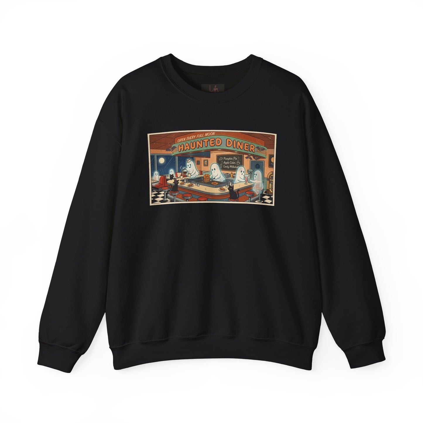 Friday Knights - Haunted Diner Crewneck Sweatshirt
