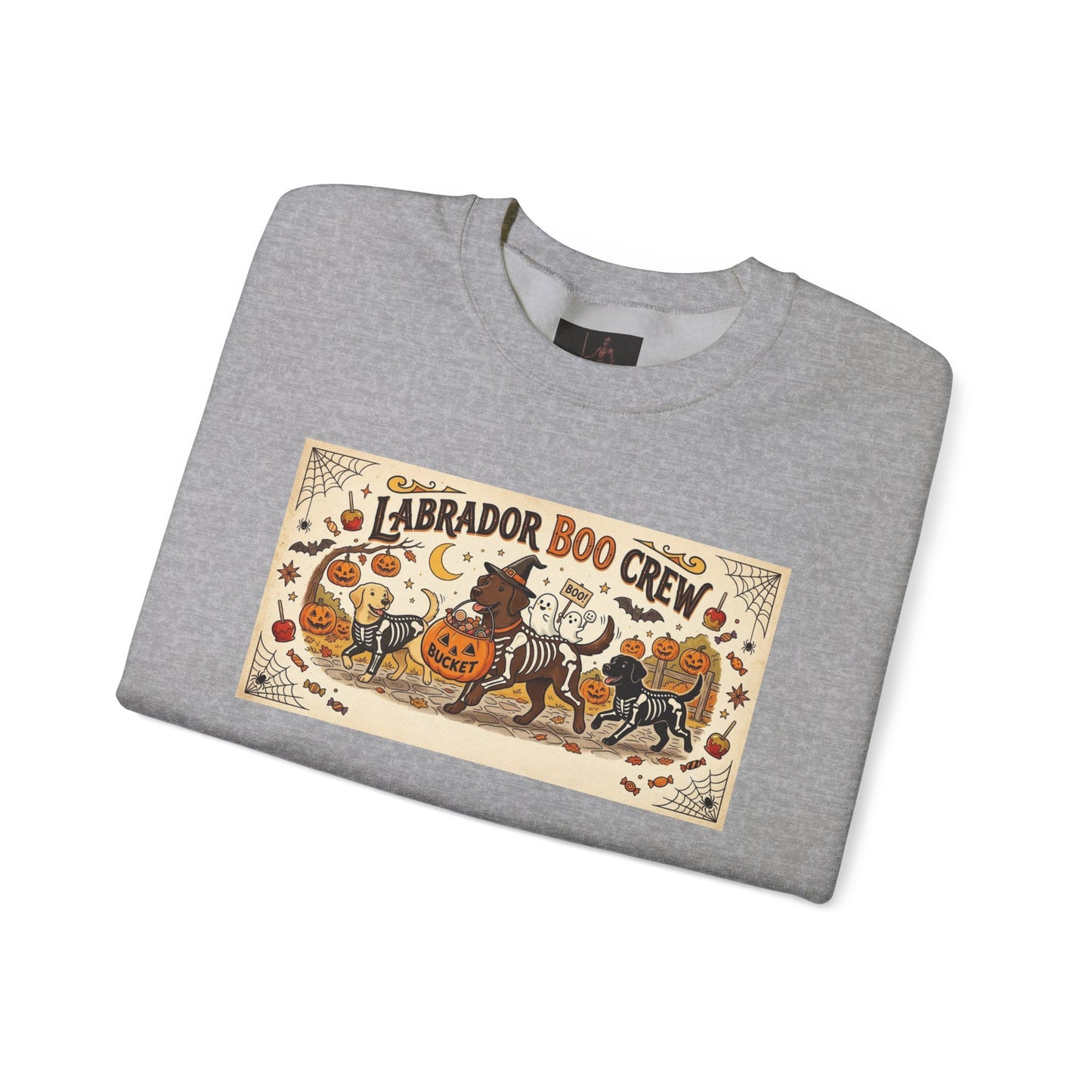 Friday Knights - Labrador Boo Crew Halloween Sweatshirt