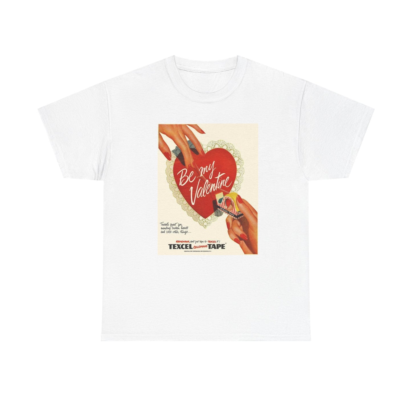 Friday Knights - tape vintage valentines day tee