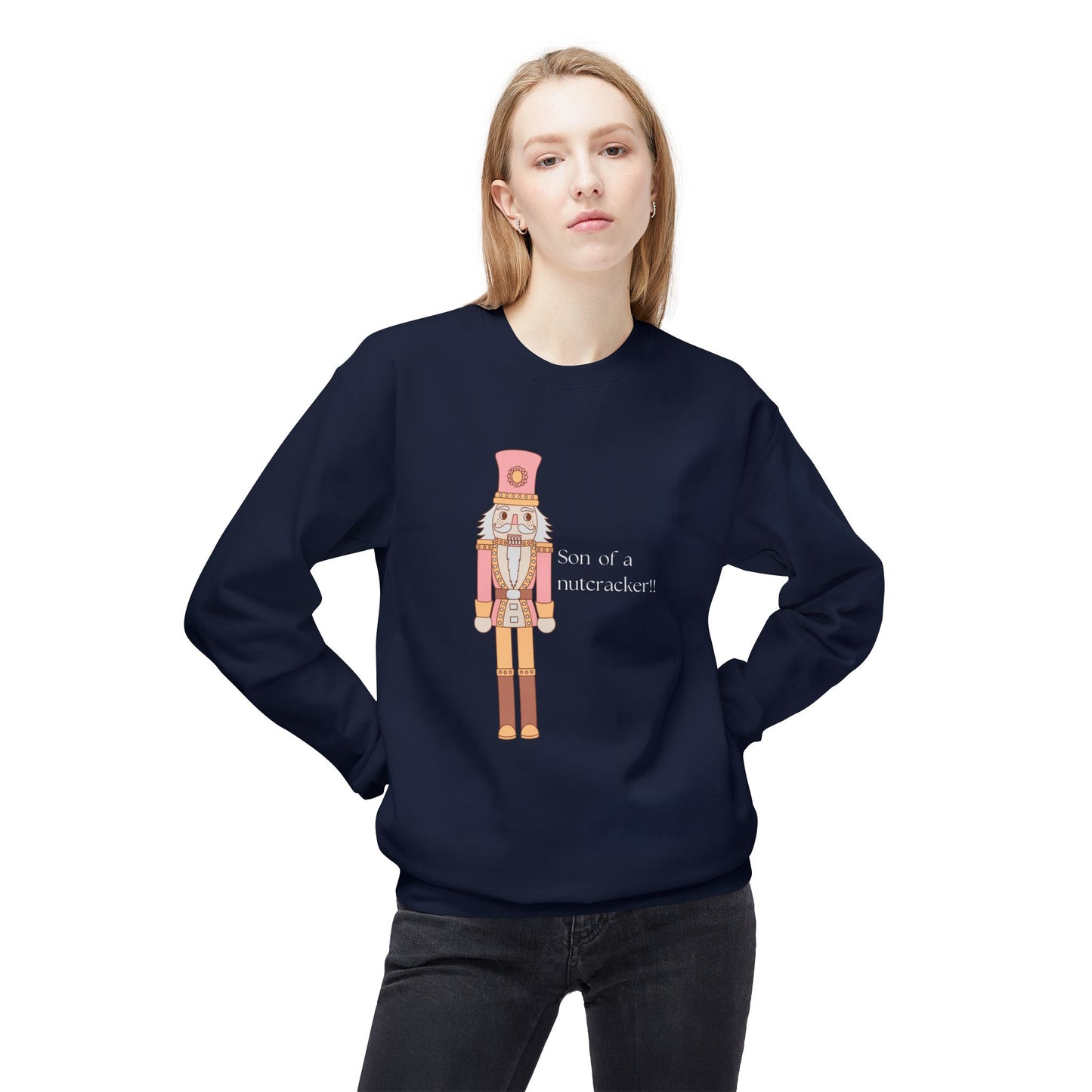 Friday Knights - Son of a nutcracker Fleece Crewneck Sweatshirt
