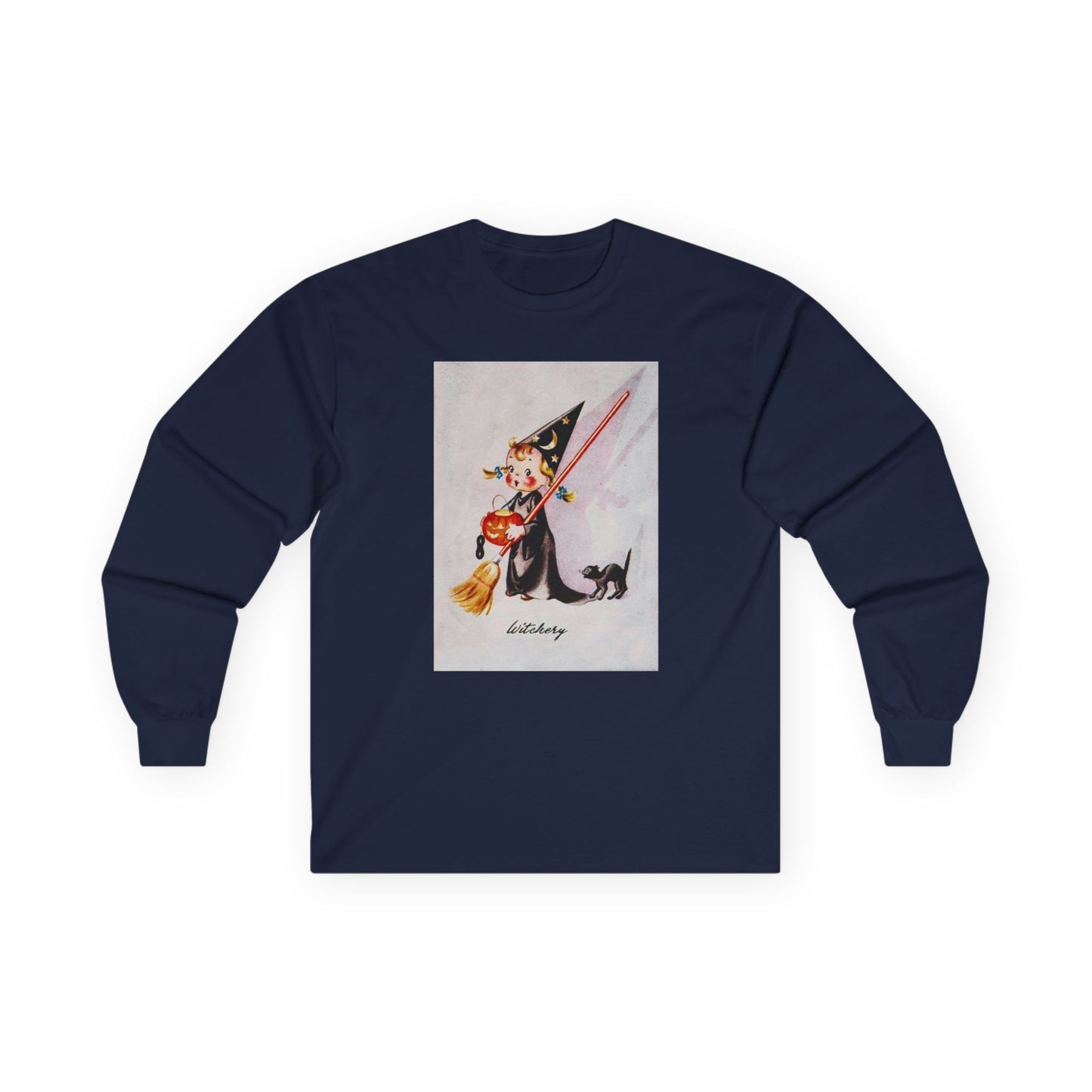 Witch and black cat sweater