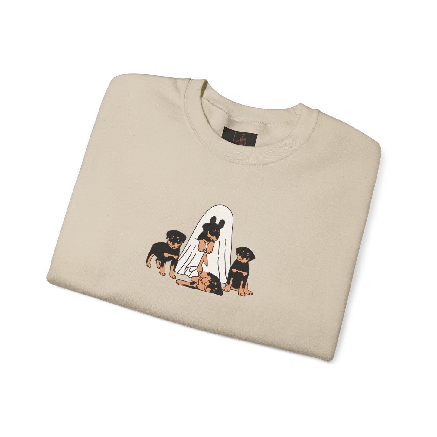 Friday Knights - Rottie ghost Crewneck Sweatshirt