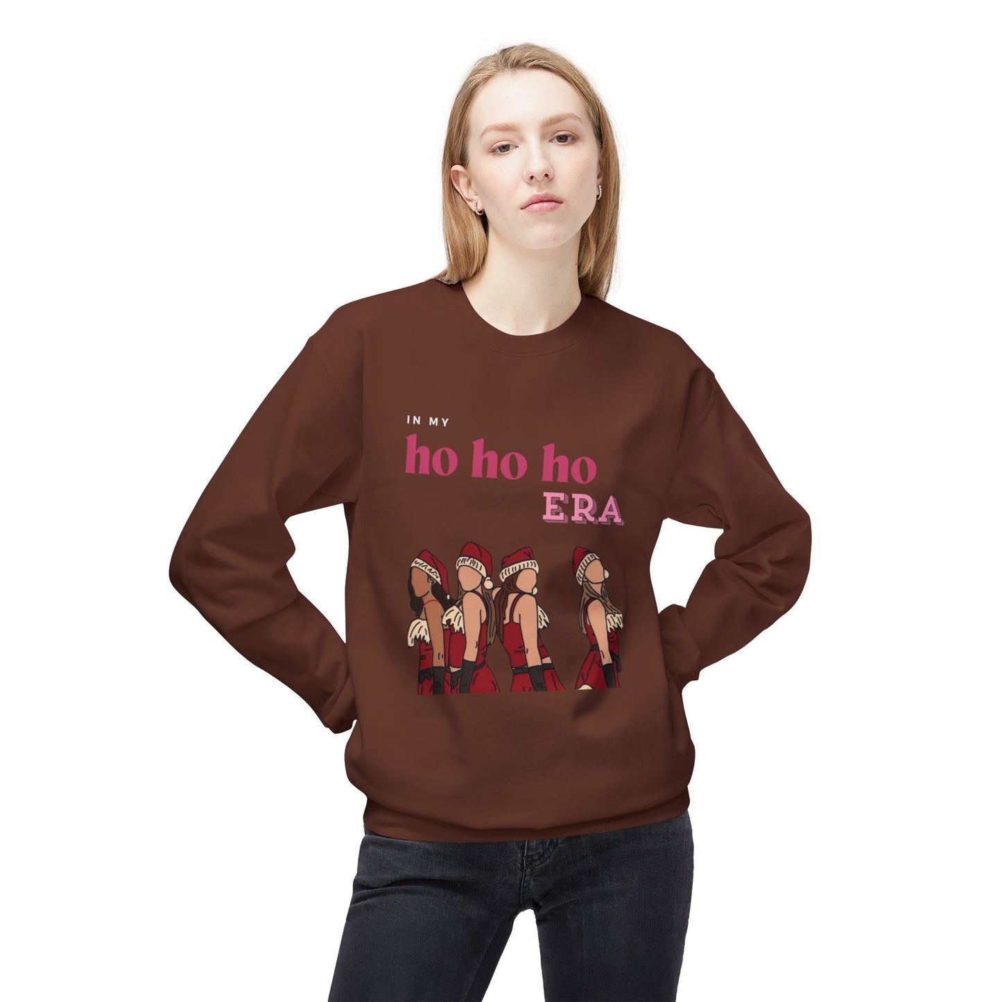 Friday Knights - In my ho ho ho era Fleece Crewneck Sweatshirt