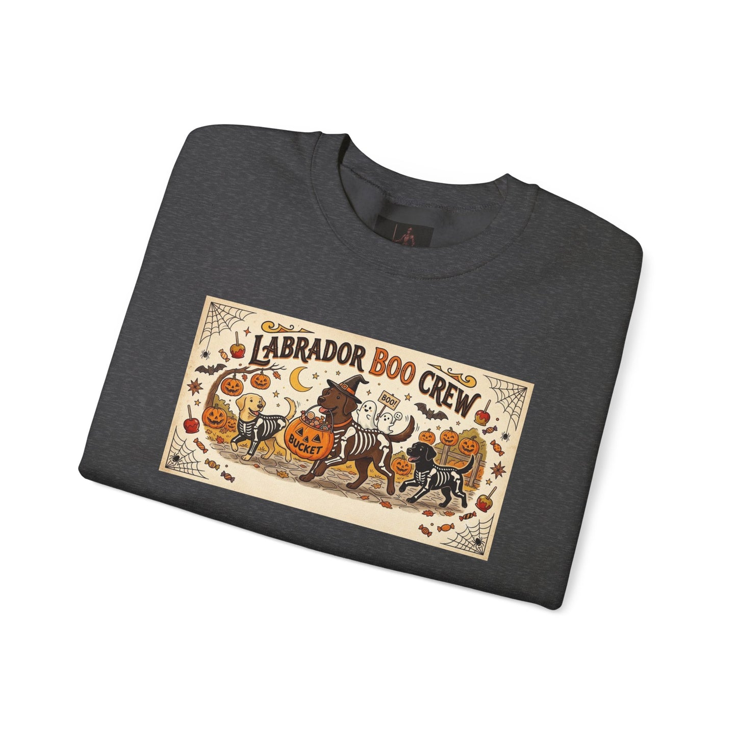 Friday Knights - Labrador Boo Crew Halloween Sweatshirt