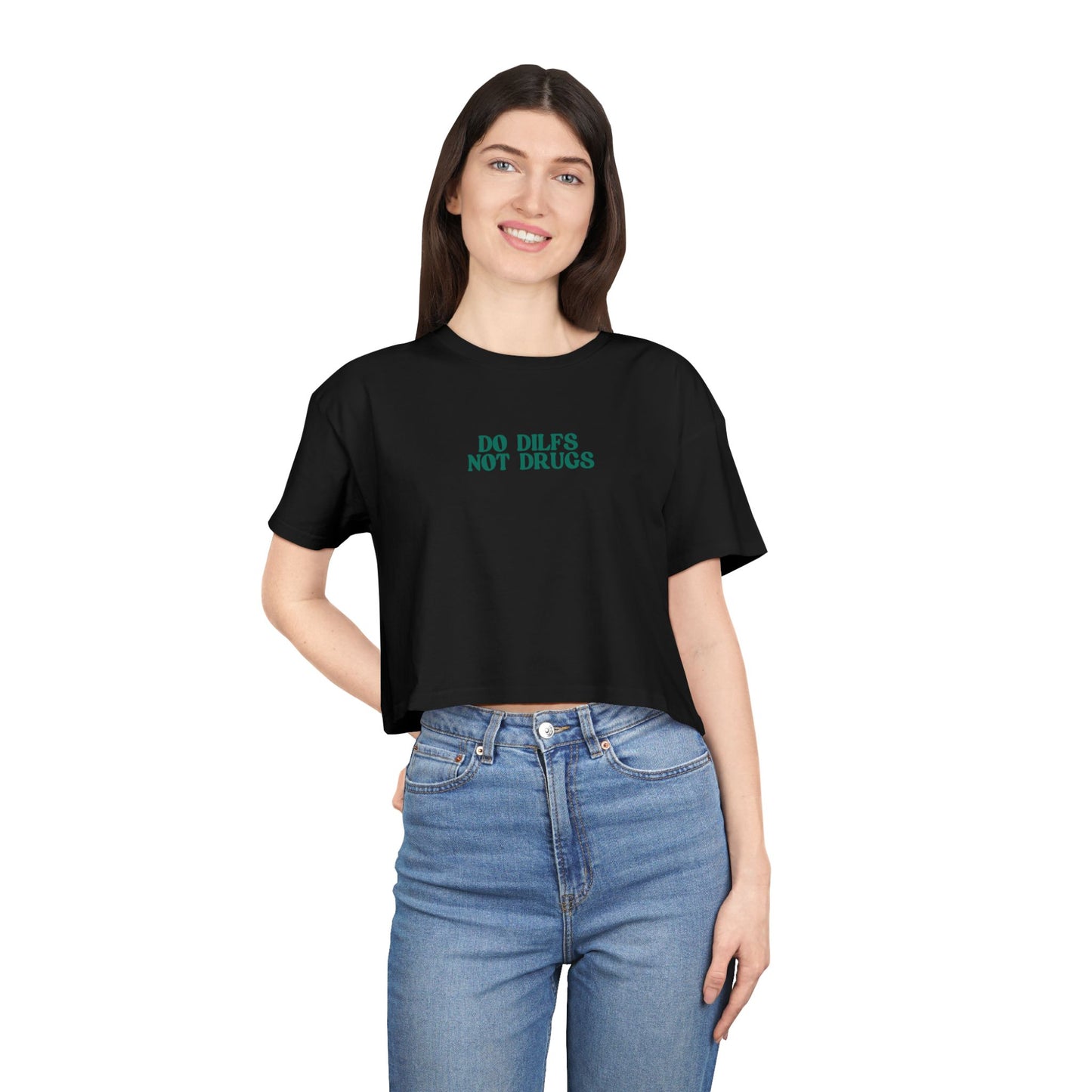 Friday Knights - crop top Do DILFs Not Drugs