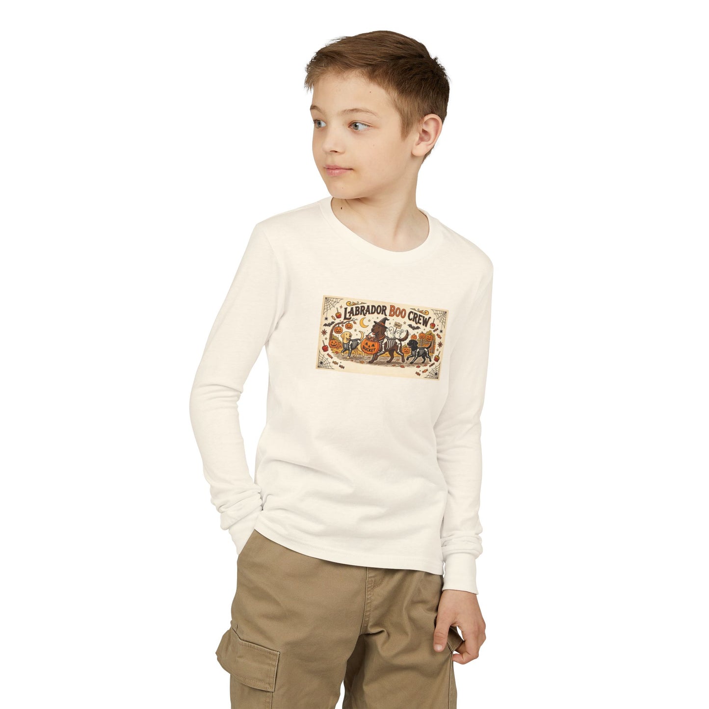 Friday Knights KIDS-  "Labrador Boo Crew" Halloween Dog Graphic