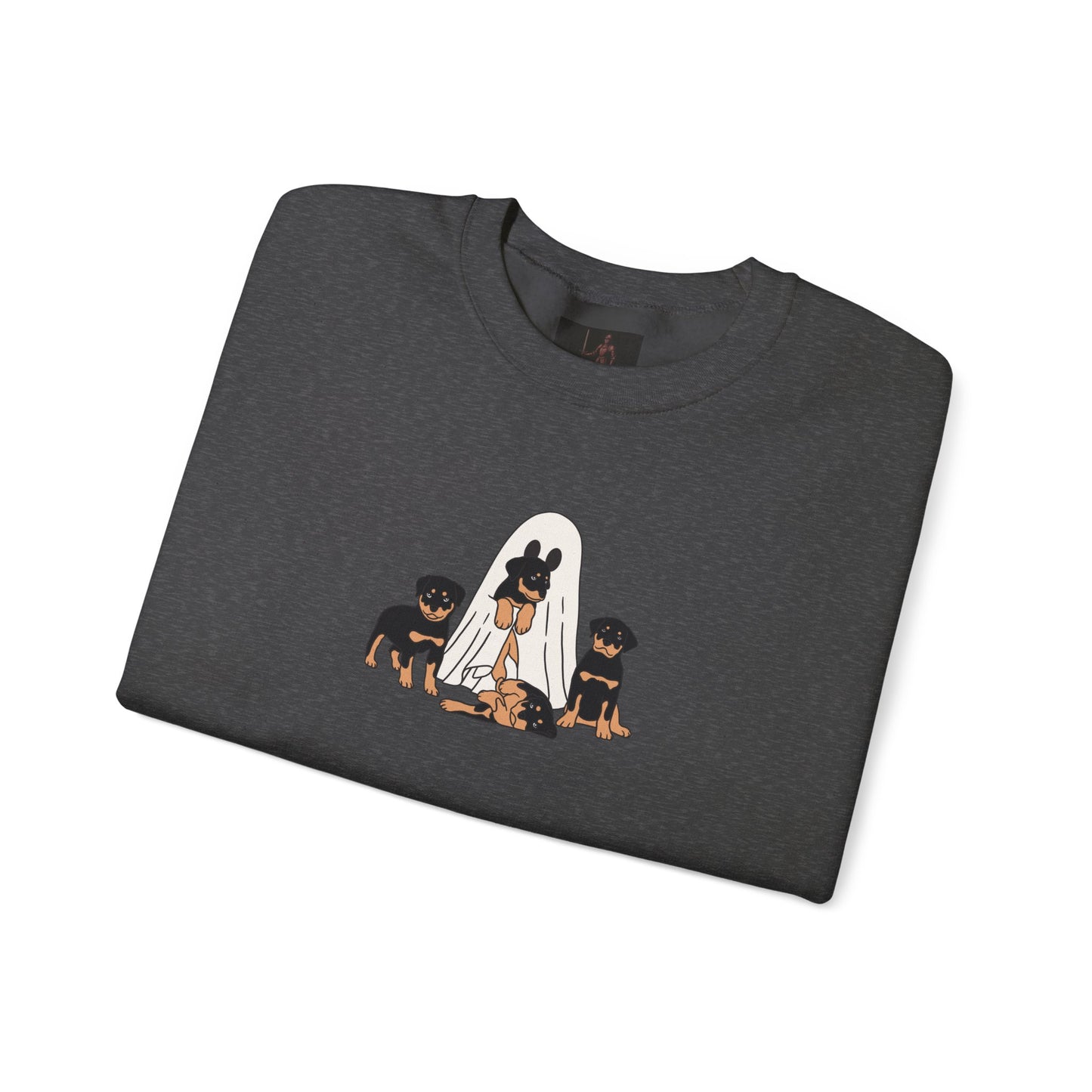 Friday Knights - Rottie ghost Crewneck Sweatshirt