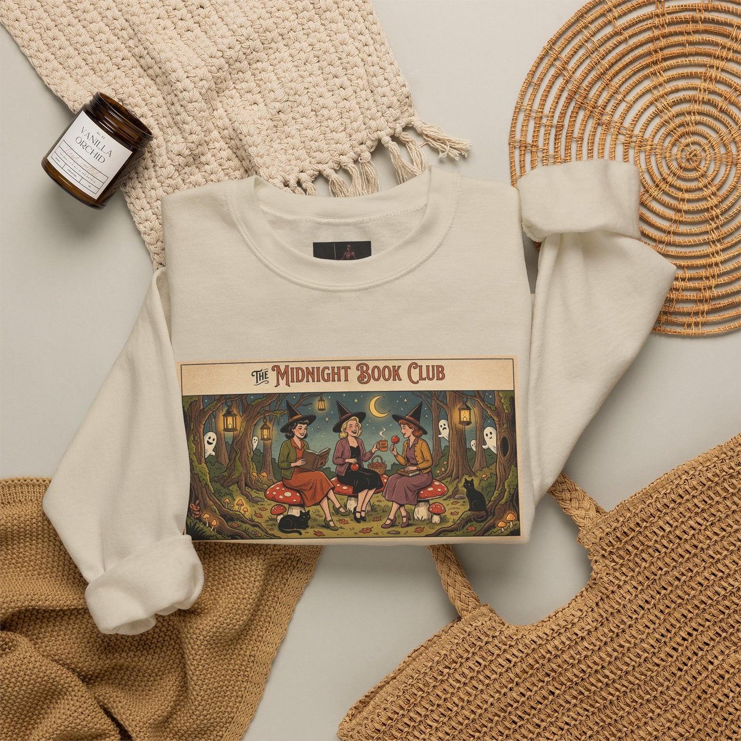 Friday Knights - Midnight Book Club Crewneck Sweatshirt
