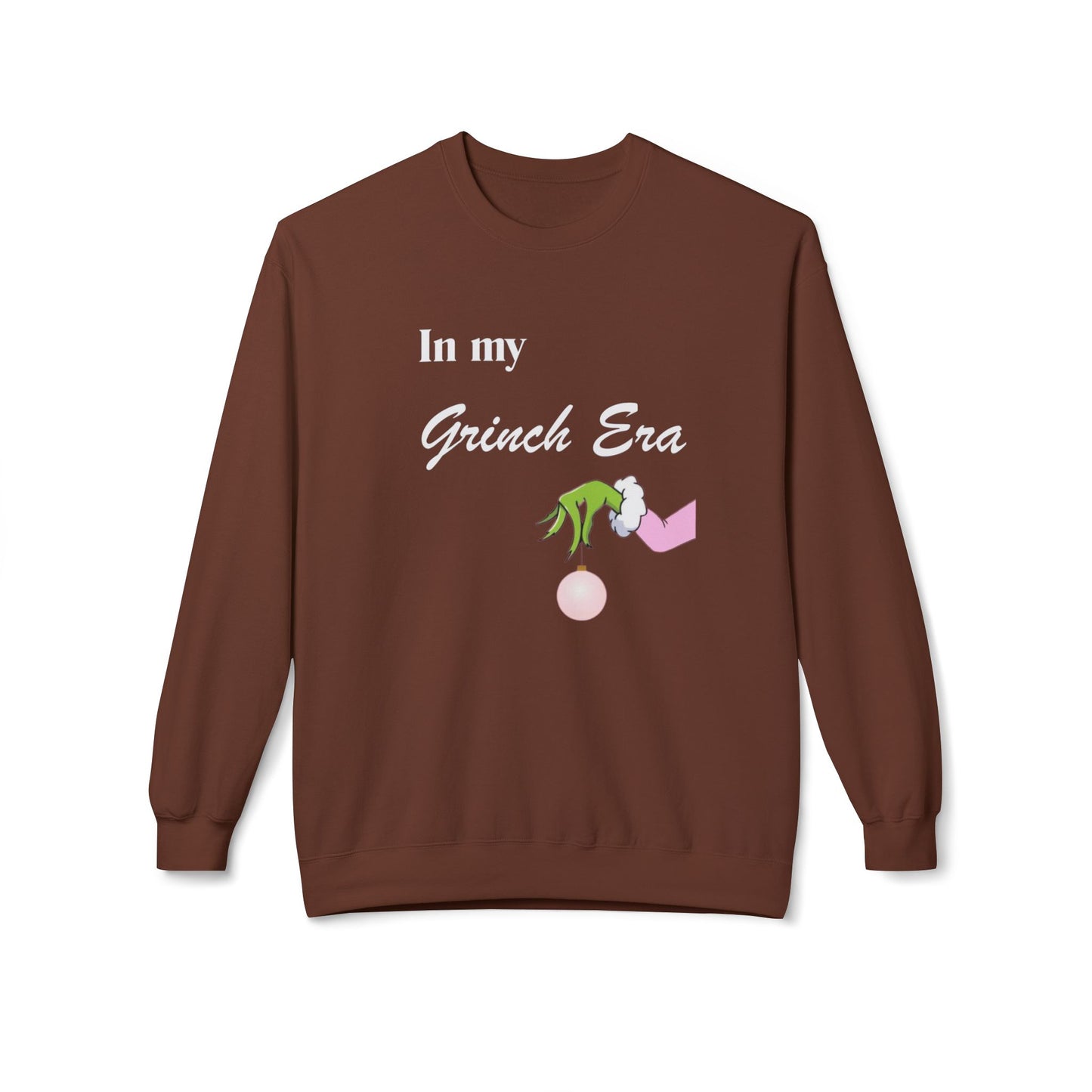 Friday Knights -  in my Grinch Era Crewneck fleece Sweatshirt