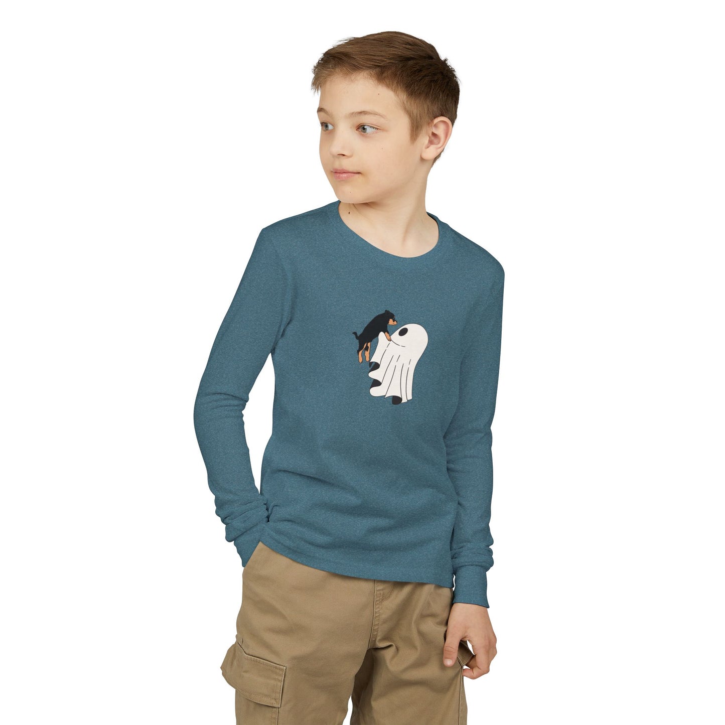 Friday Knights KIDS- Ghost with Rottie graphic