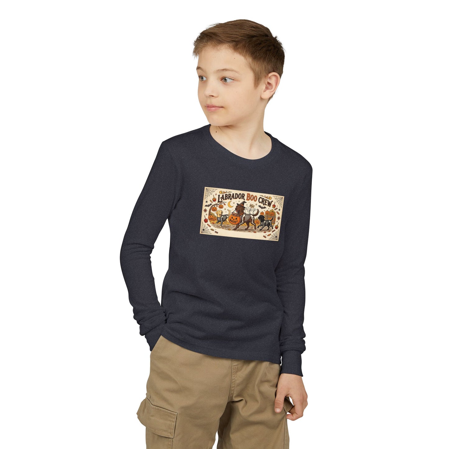 Friday Knights KIDS-  "Labrador Boo Crew" Halloween Dog Graphic