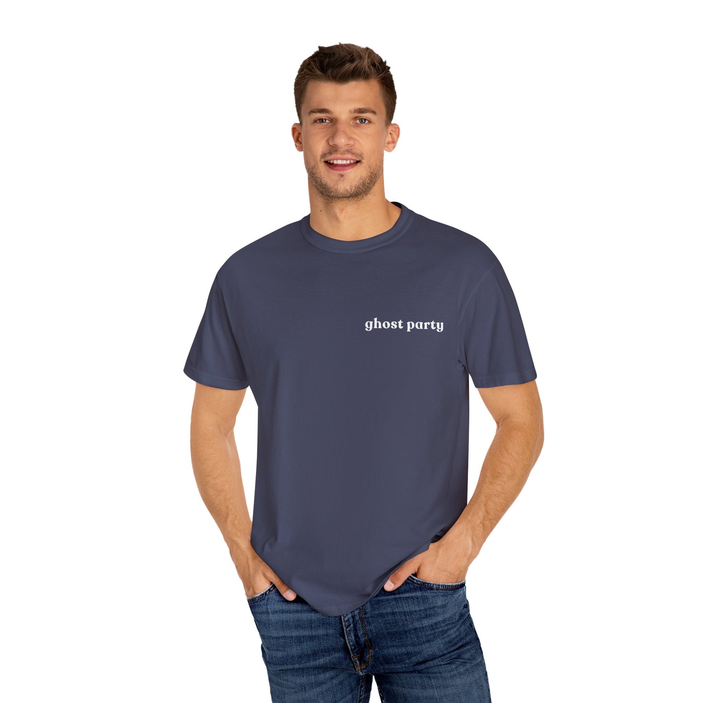 Ghost Party ombre back tee