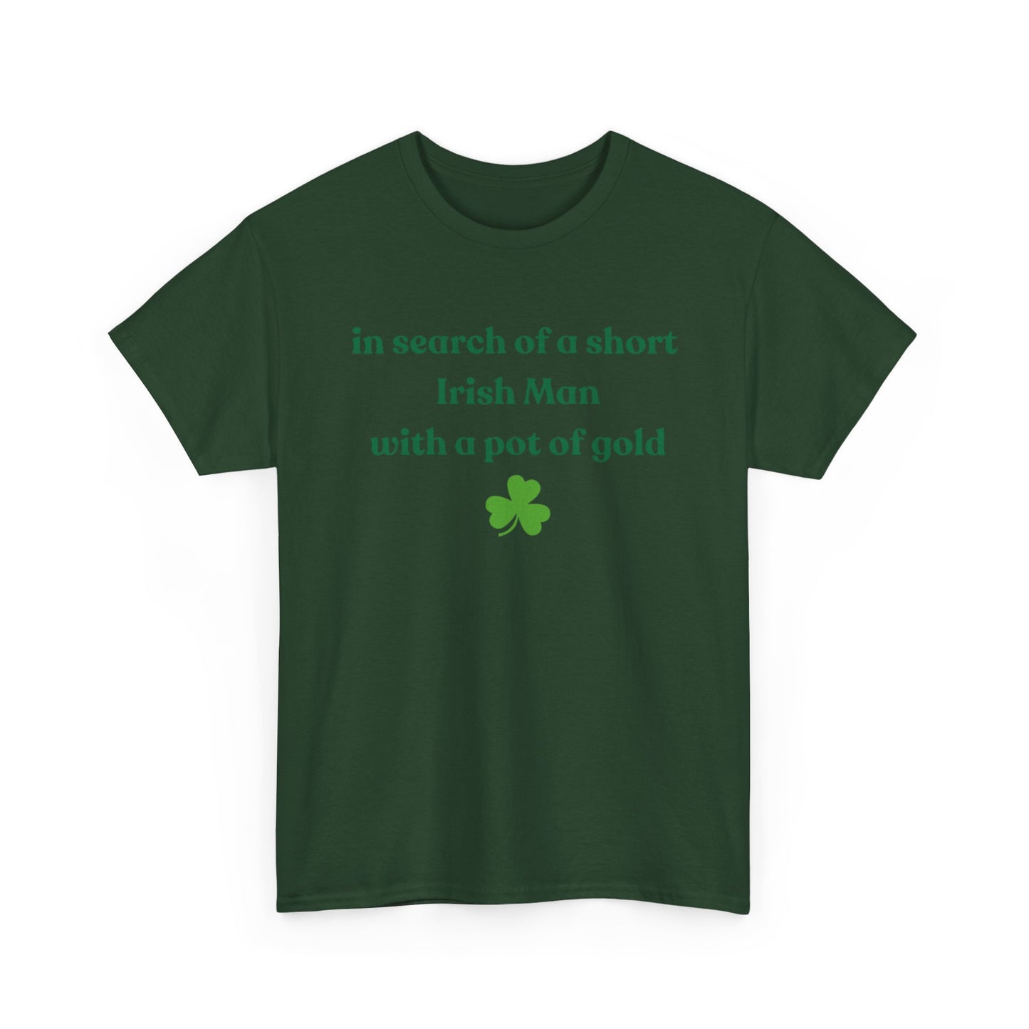 ISO a short Irish man with a pot of gold tee