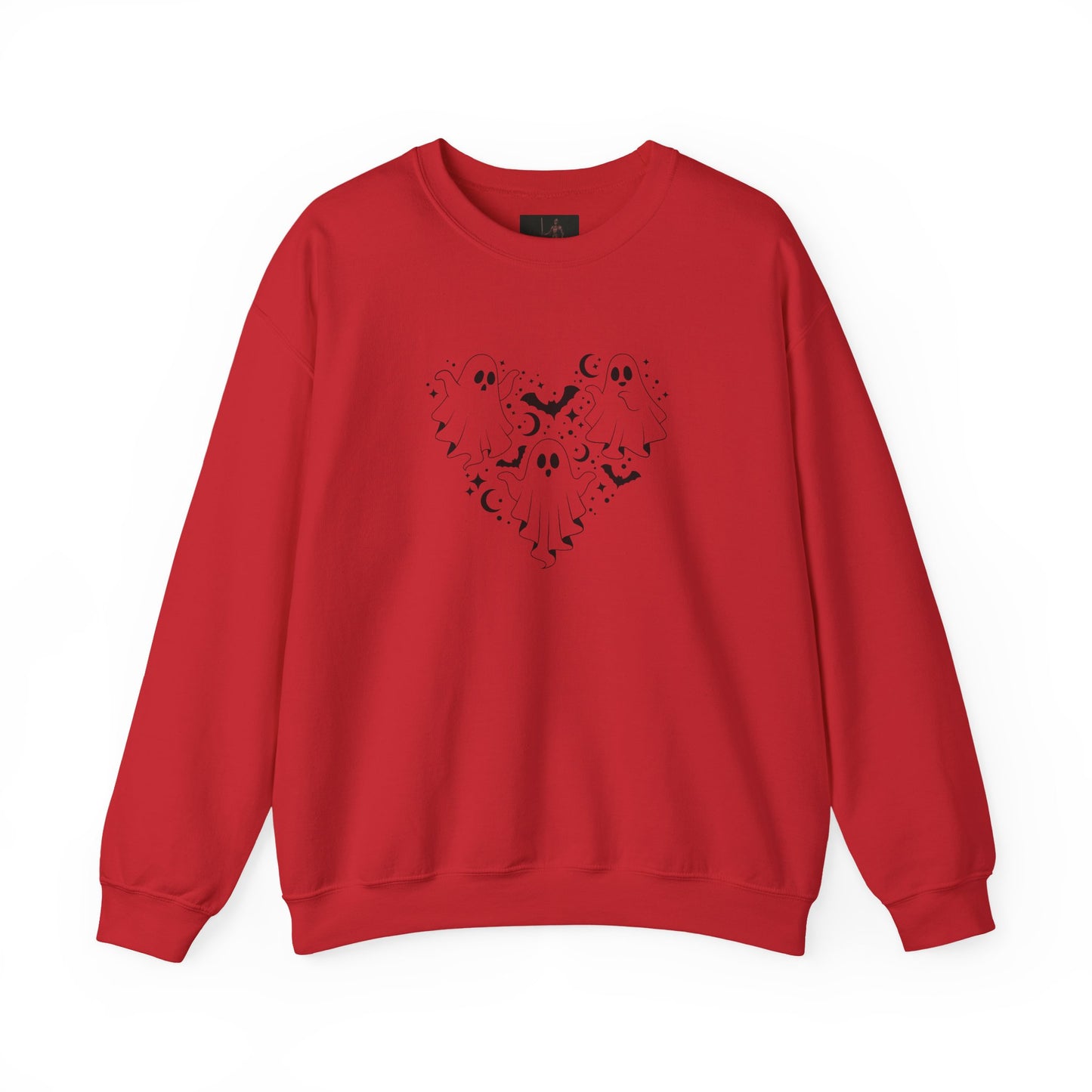 Friday Knights - Crescent Moon Heart Crewneck Sweatshirt