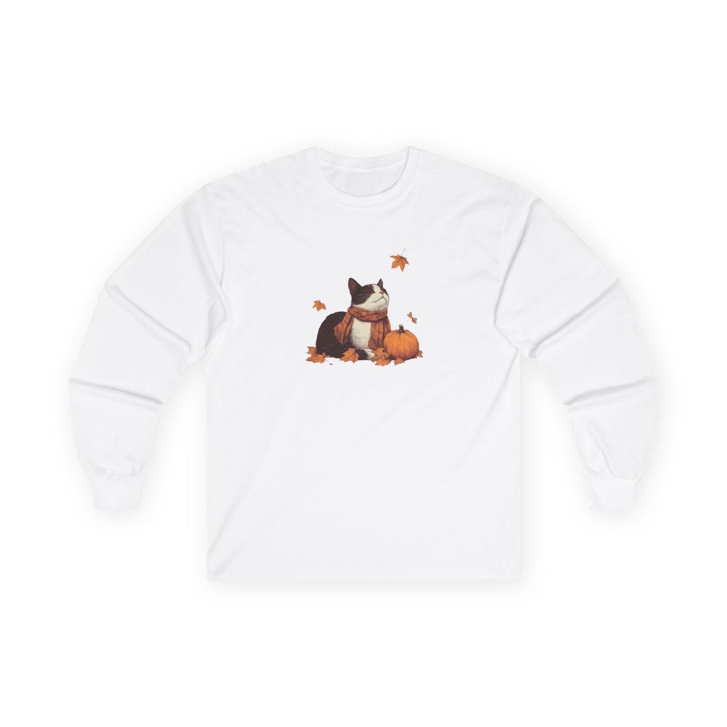 cat and pumpkin sweater