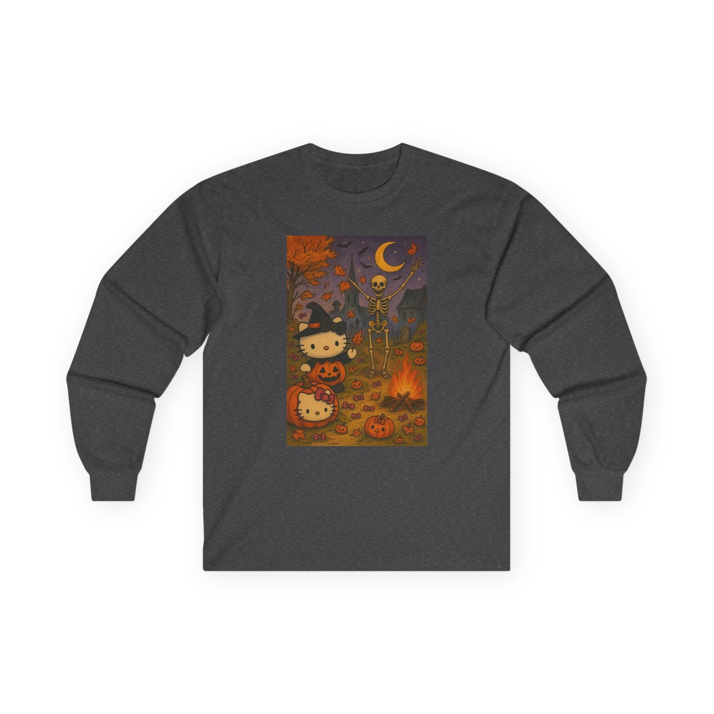 Halloween Hello Kitty and Daniel spooky sweater