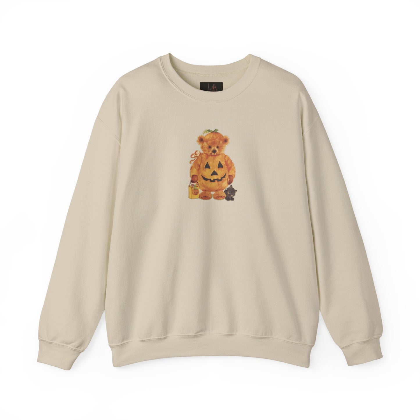 Friday Knights - Vintage Halloween Teddy Pumpkin Sweatshirt