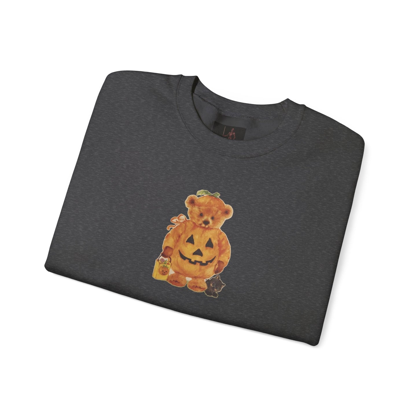 Friday Knights - Vintage Halloween Teddy Pumpkin Sweatshirt