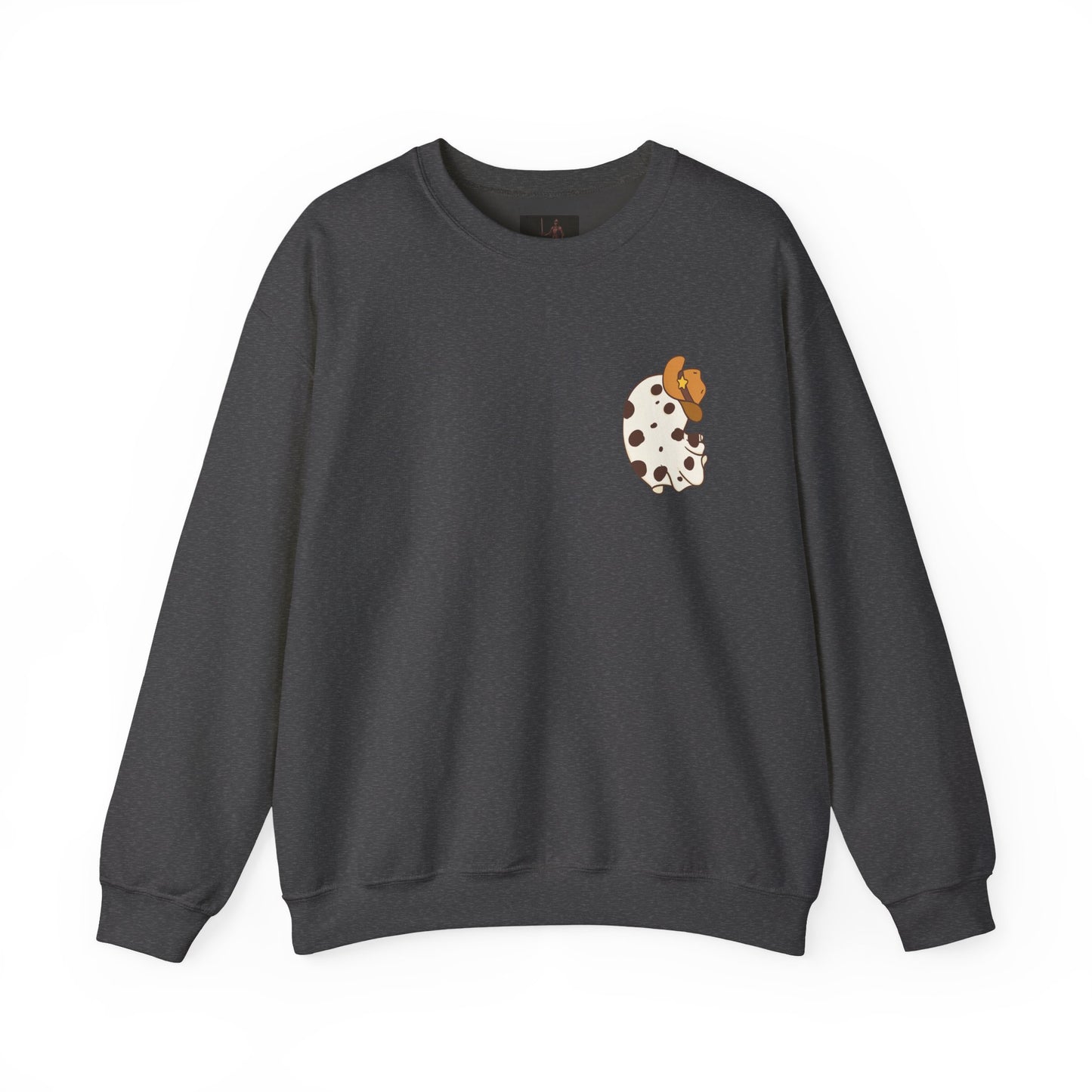 Friday Knights - Cow Spot Ghost Crewneck Sweatshirt