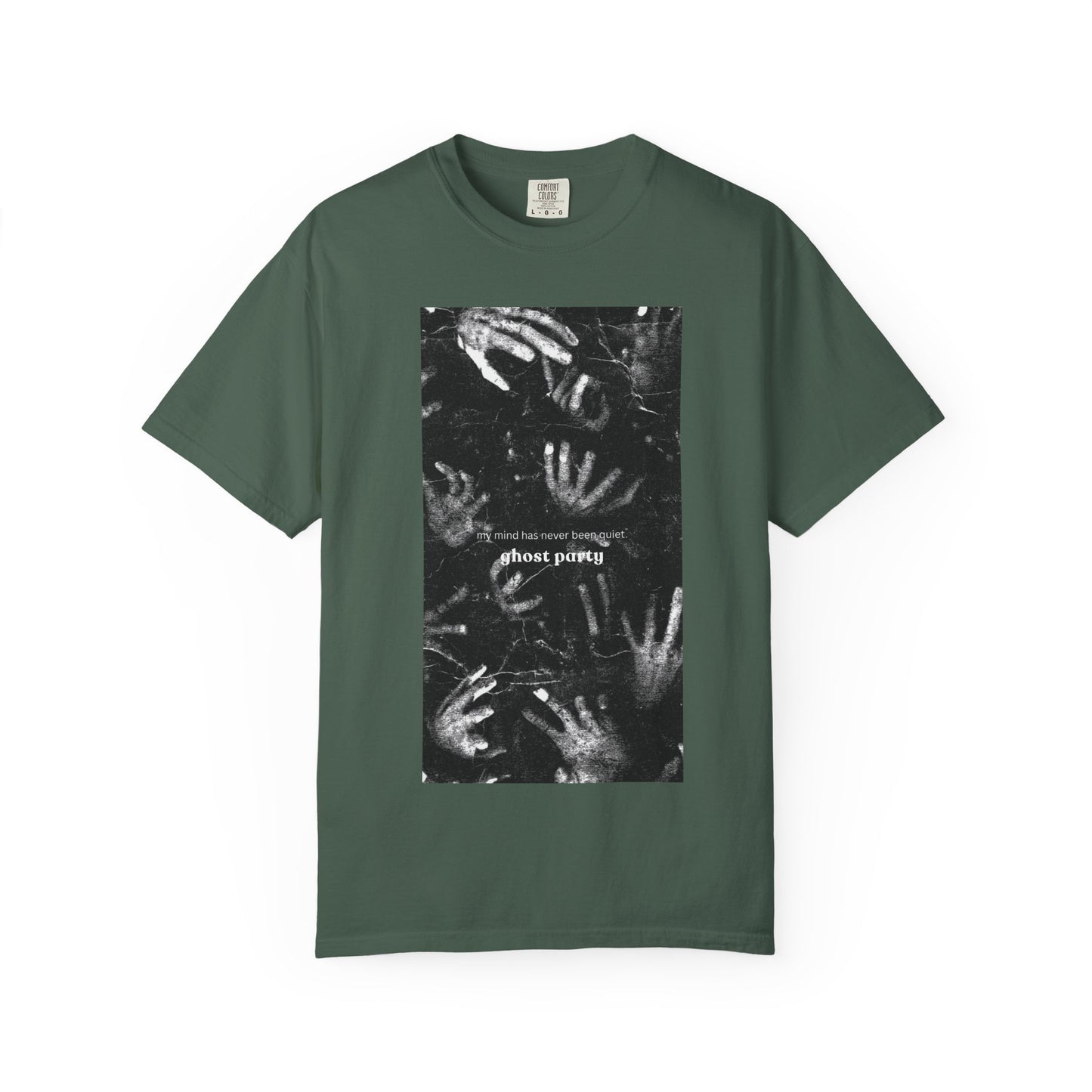my mind has never been quiet hand tee