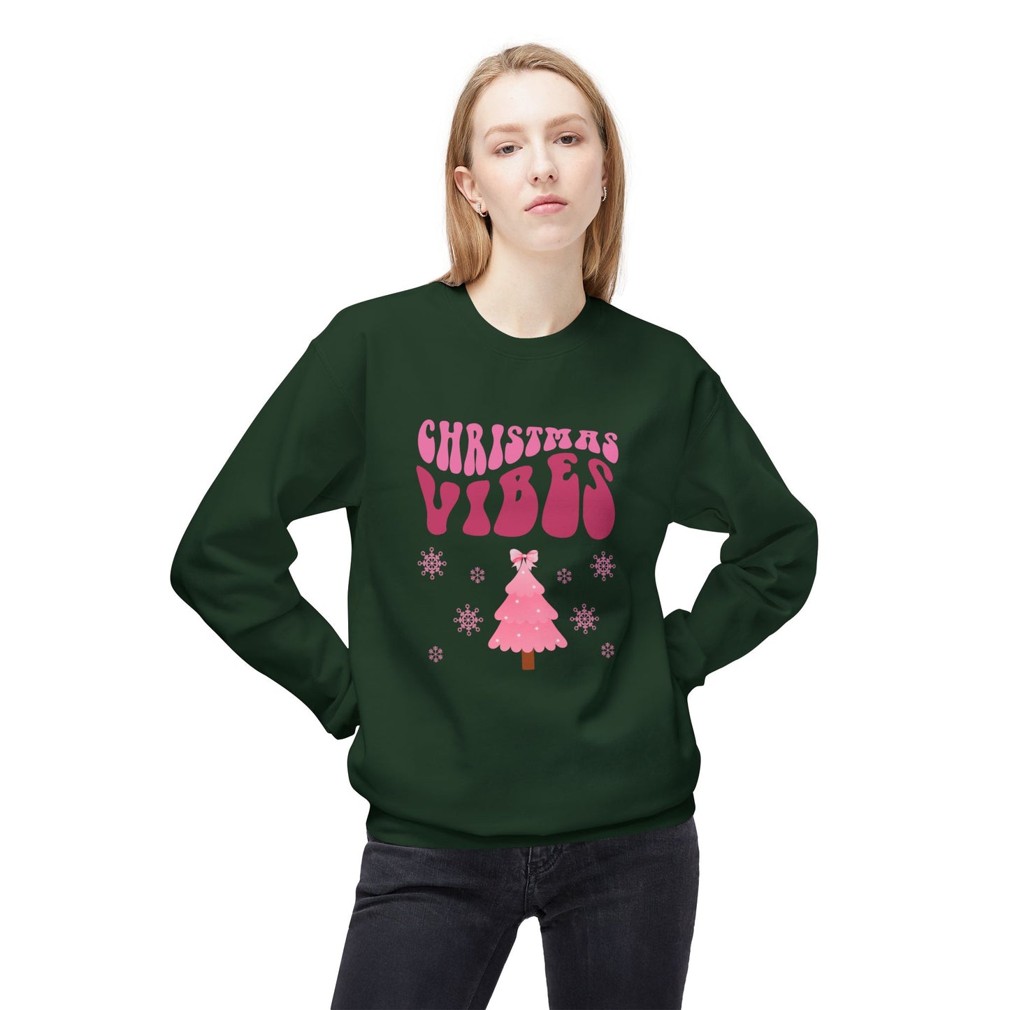 Friday Knights - Christmas Vibes fleece Sweatshirt