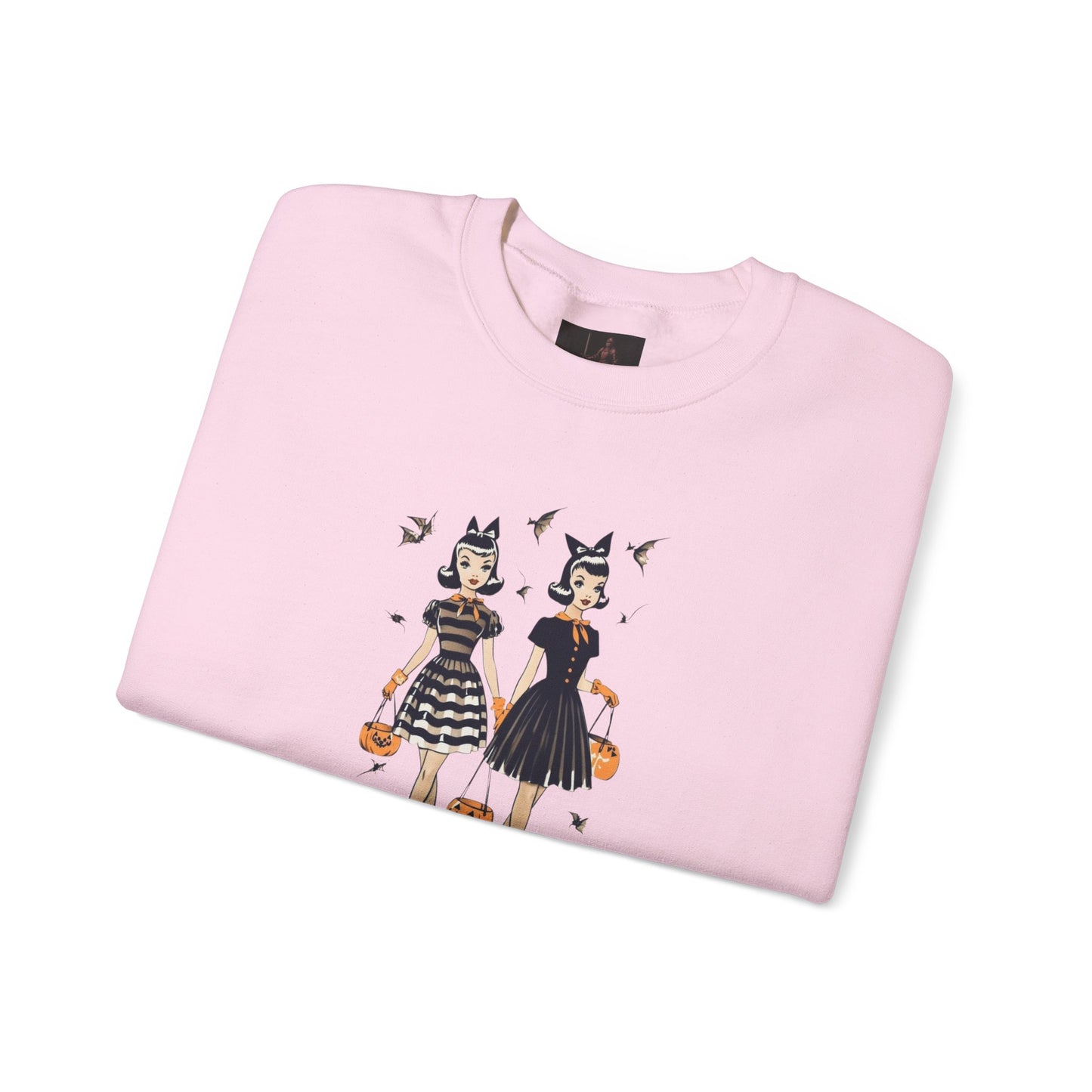 Friday Knights - Vintage Halloween Witch Sisters Sweatshirt