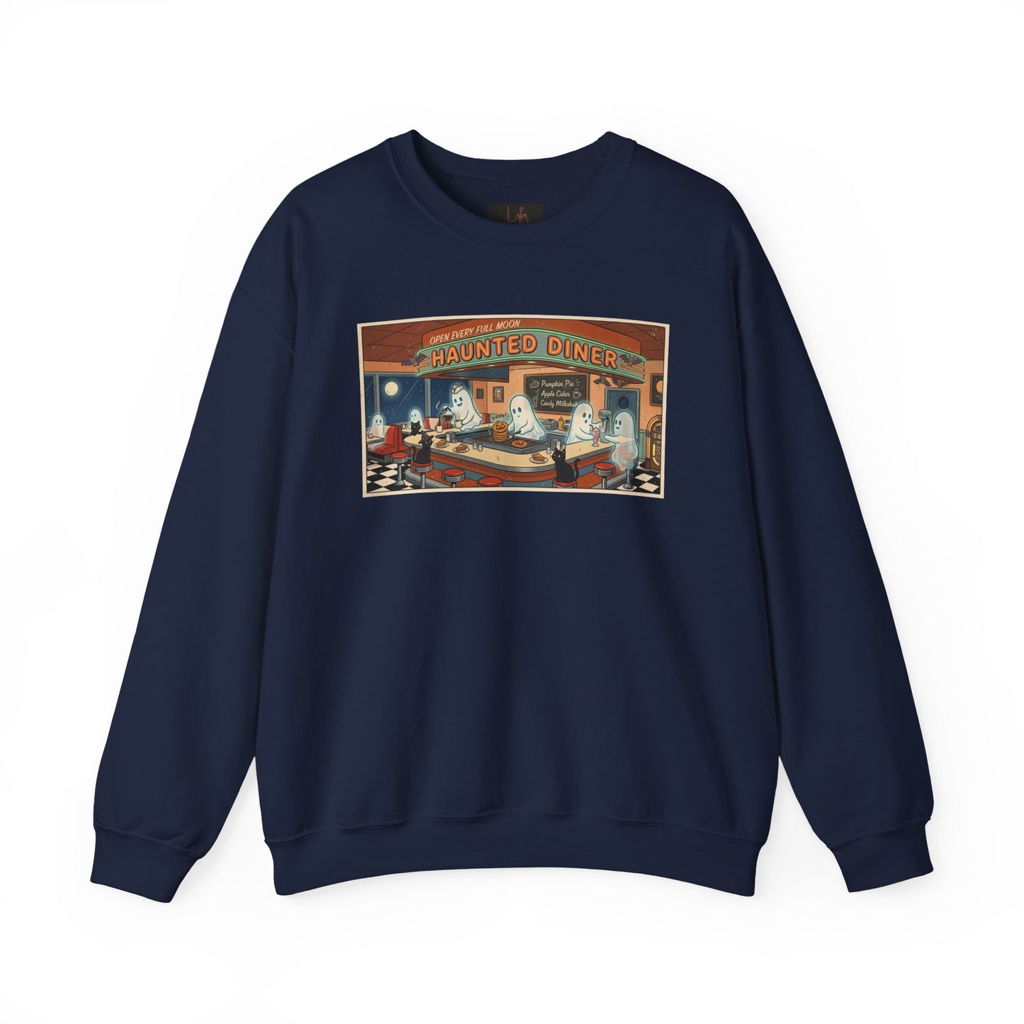 Friday Knights - Haunted Diner Crewneck Sweatshirt