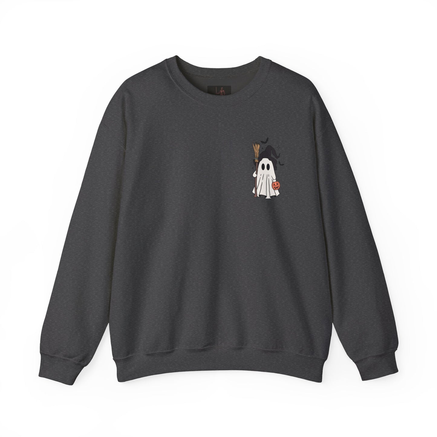 Friday Knights - Ghost in a Witch Hat Crewneck Sweatshirt