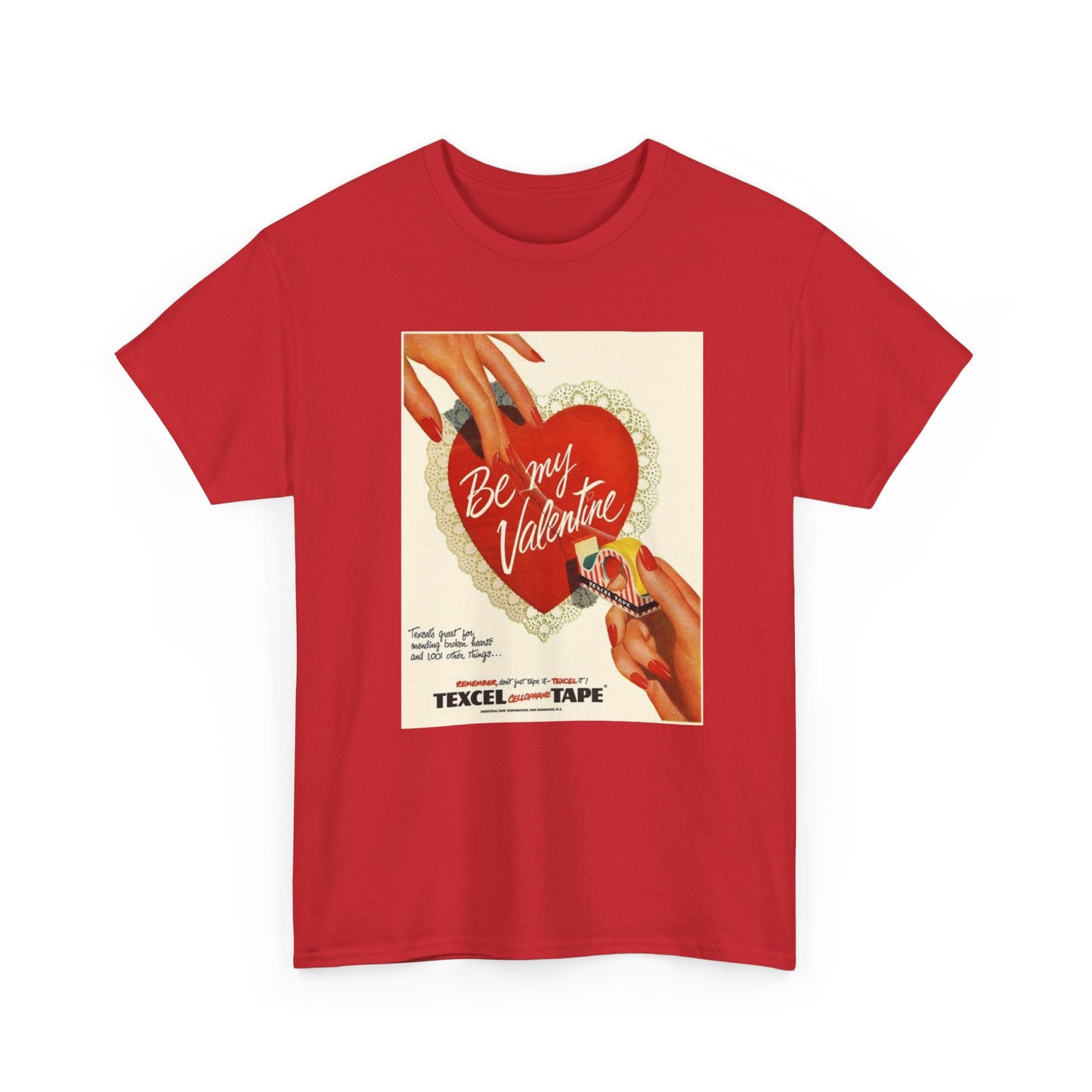 Friday Knights - tape vintage valentines day tee