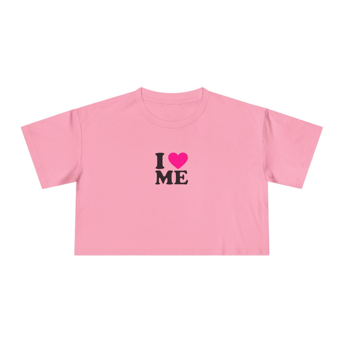Friday Knights - I Love Me Women's Crop Tee