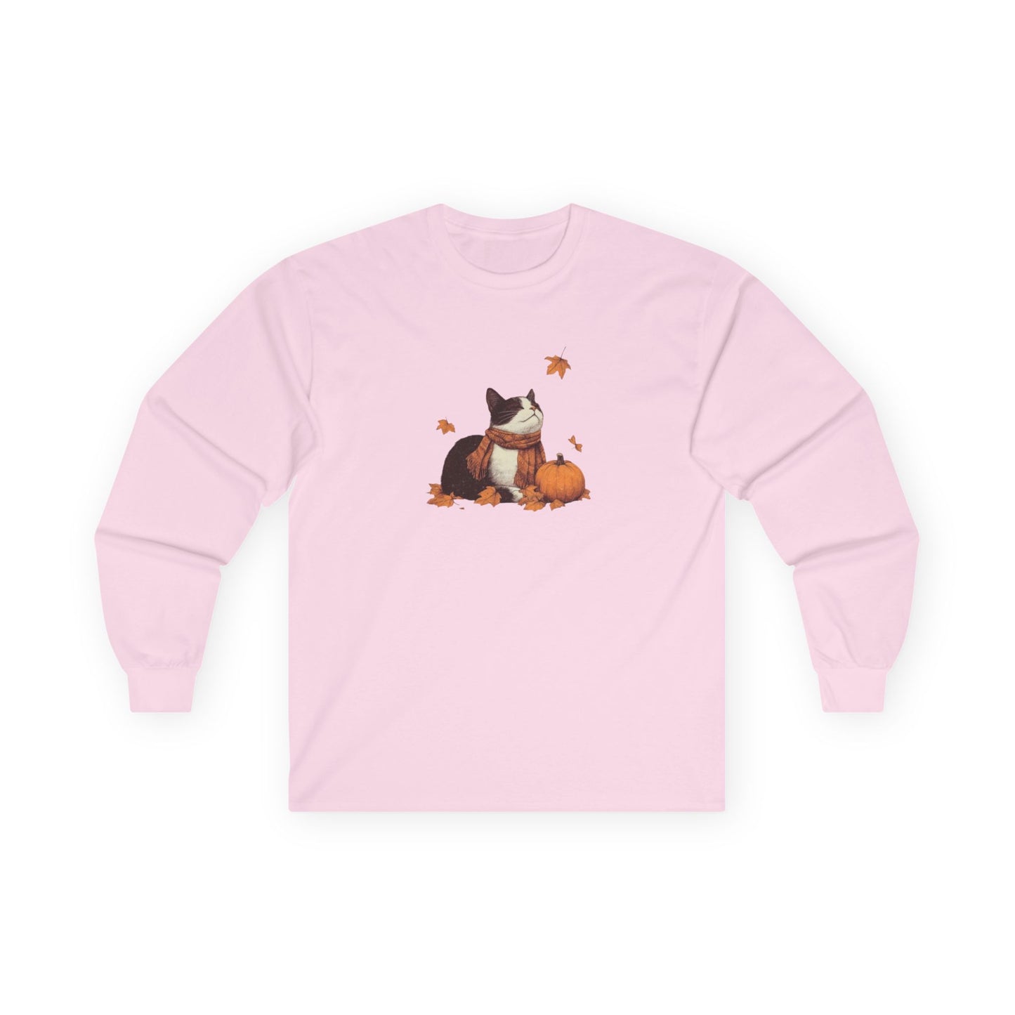 cat and pumpkin sweater