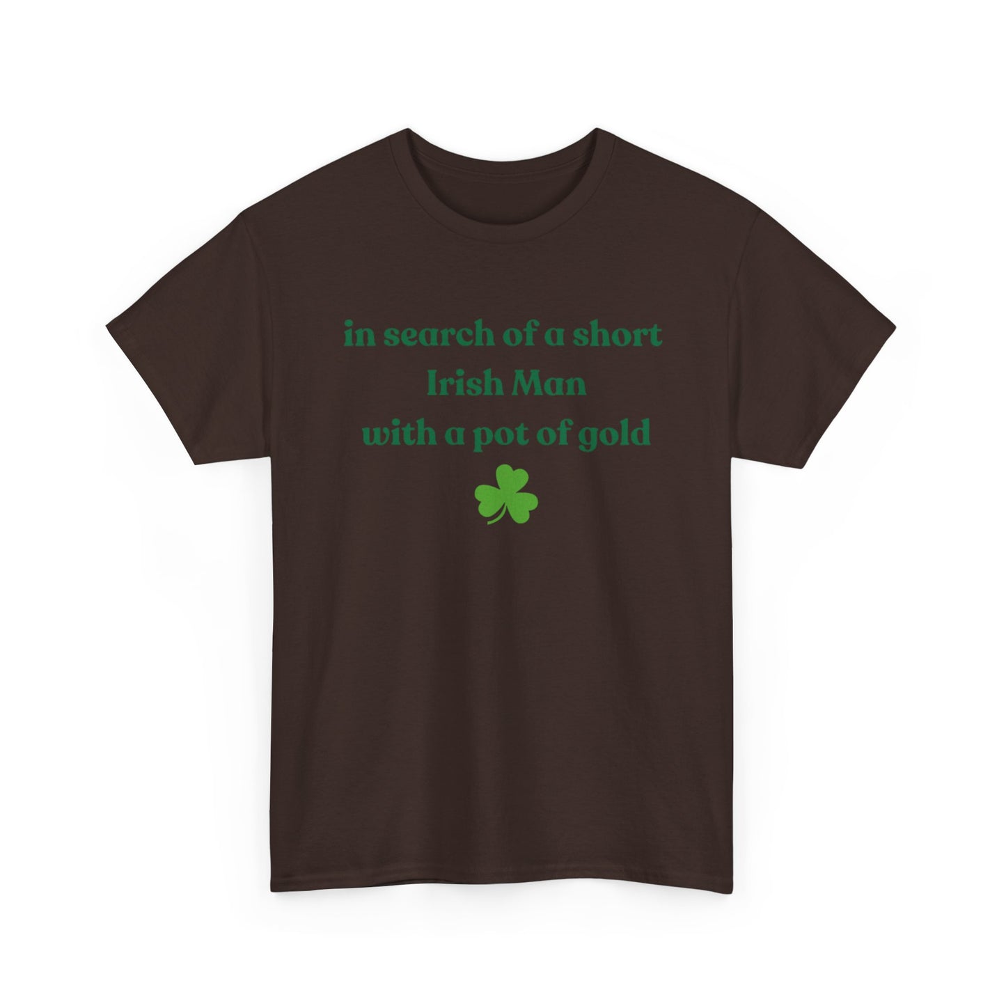 ISO a short Irish man with a pot of gold tee