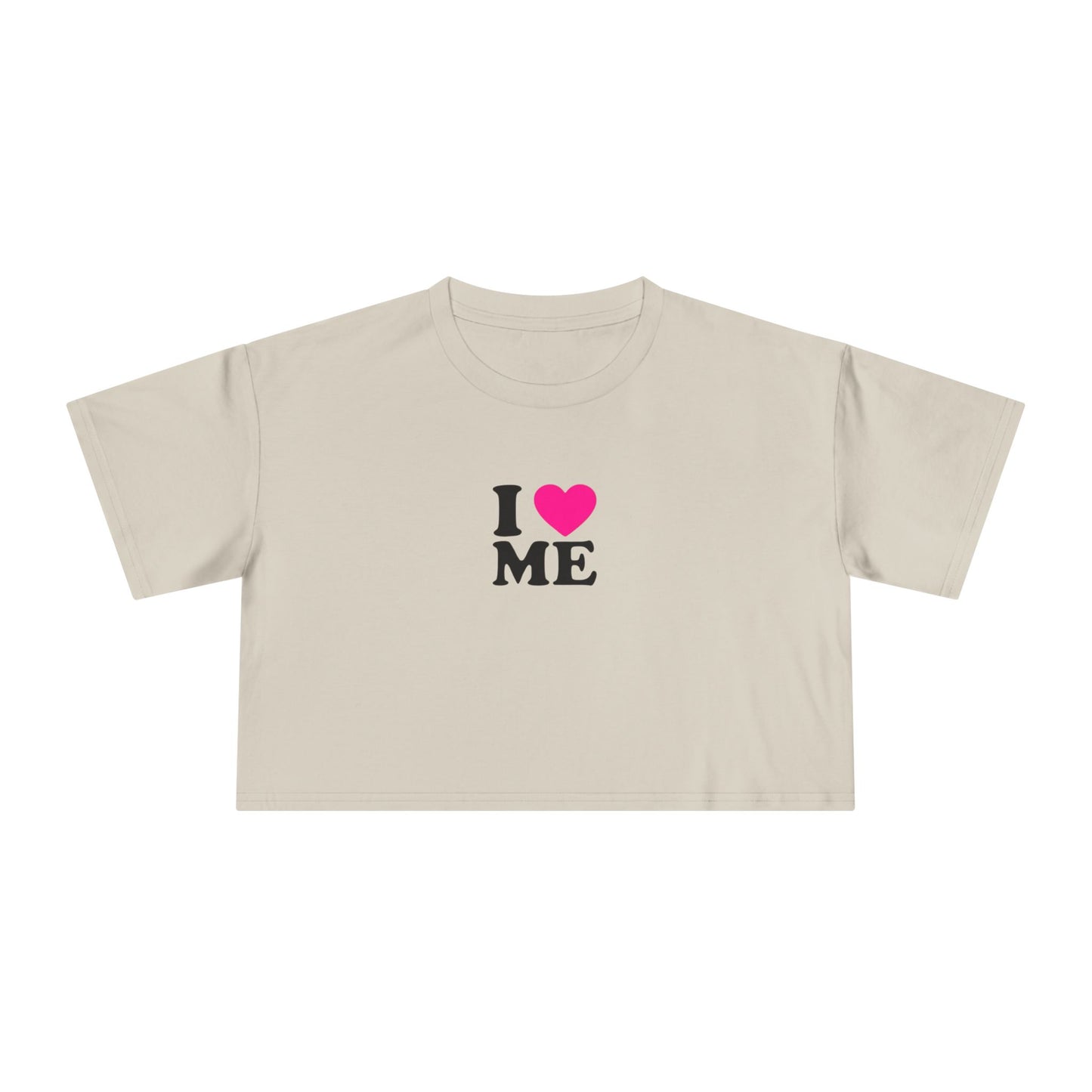 Friday Knights - I Love Me Women's Crop Tee