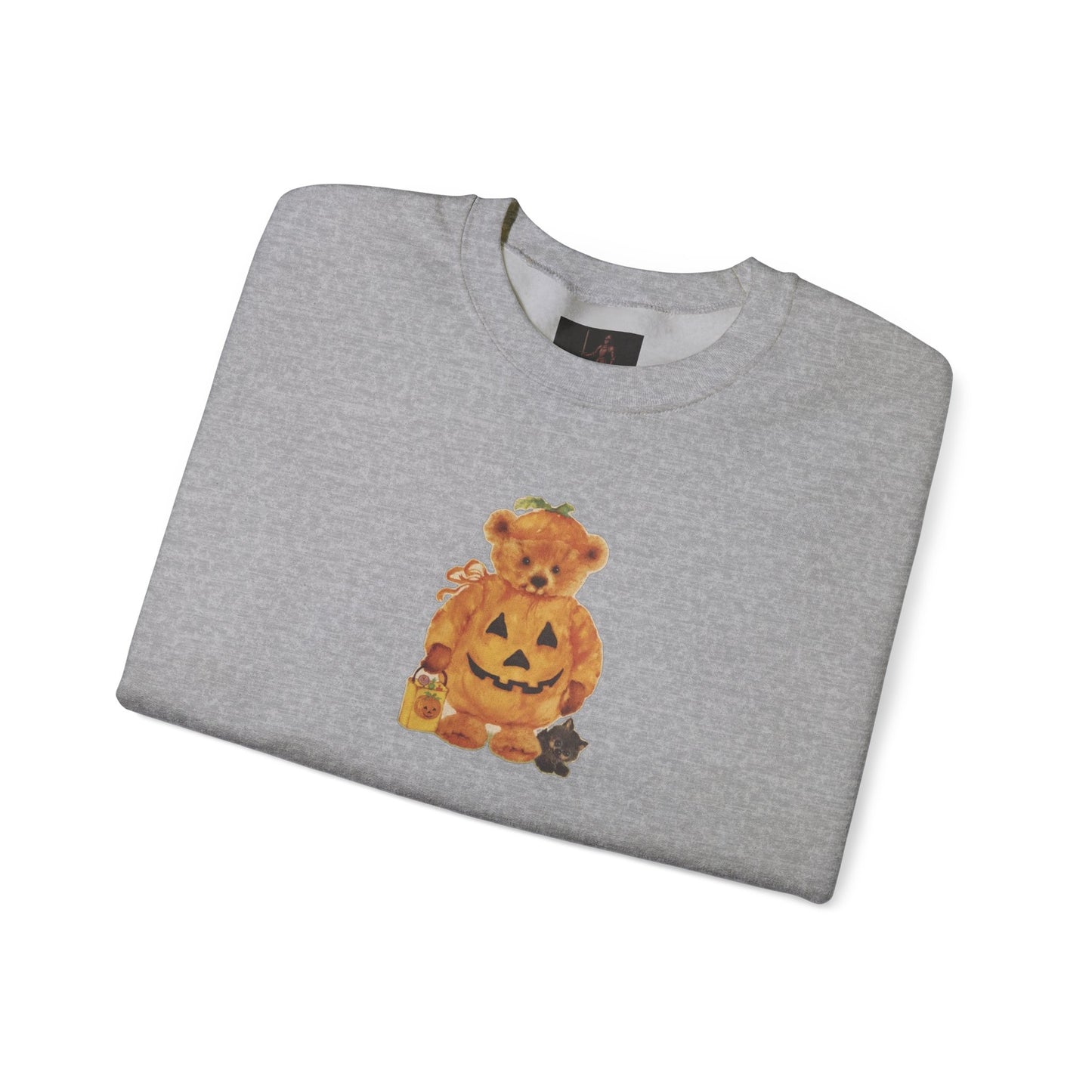 Friday Knights - Vintage Halloween Teddy Pumpkin Sweatshirt