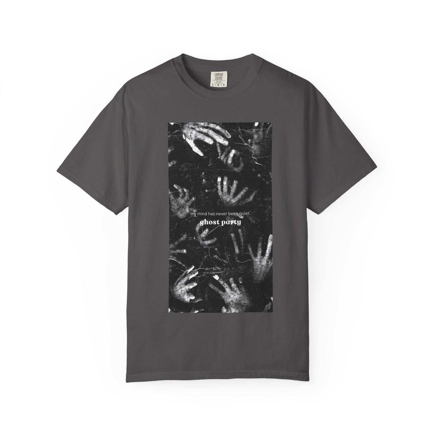 my mind has never been quiet hand tee