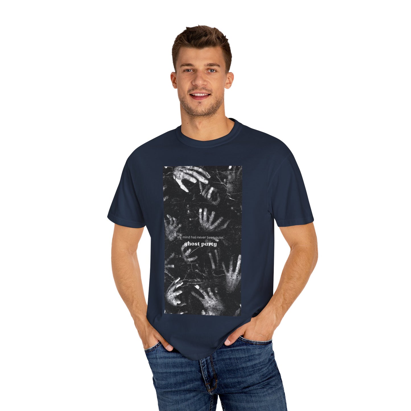 my mind has never been quiet hand tee