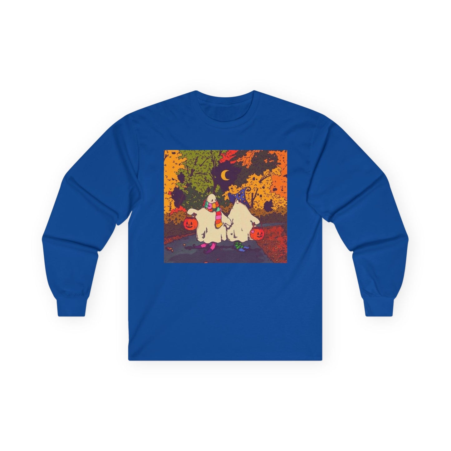 spooky walk ghost sweater