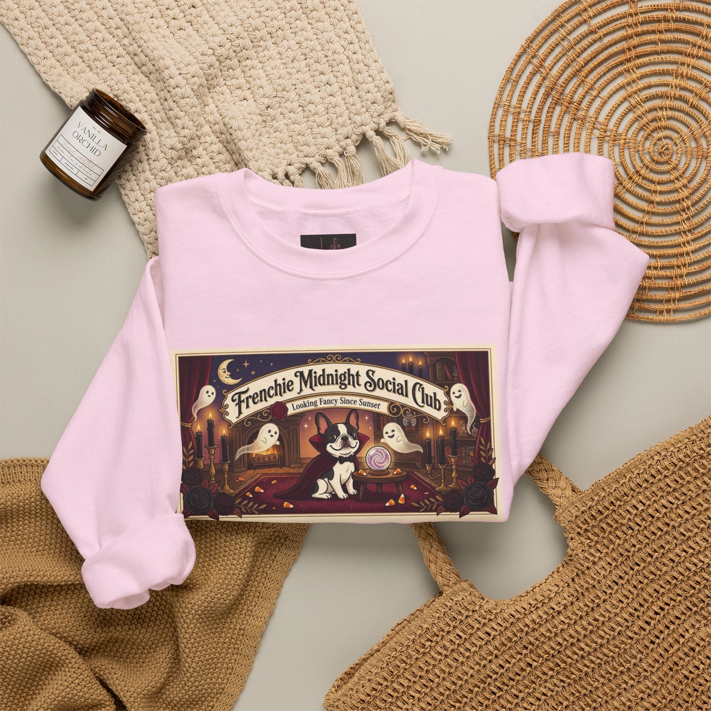 Friday Knights - "Frenchie Midnight Social Club" Graphic