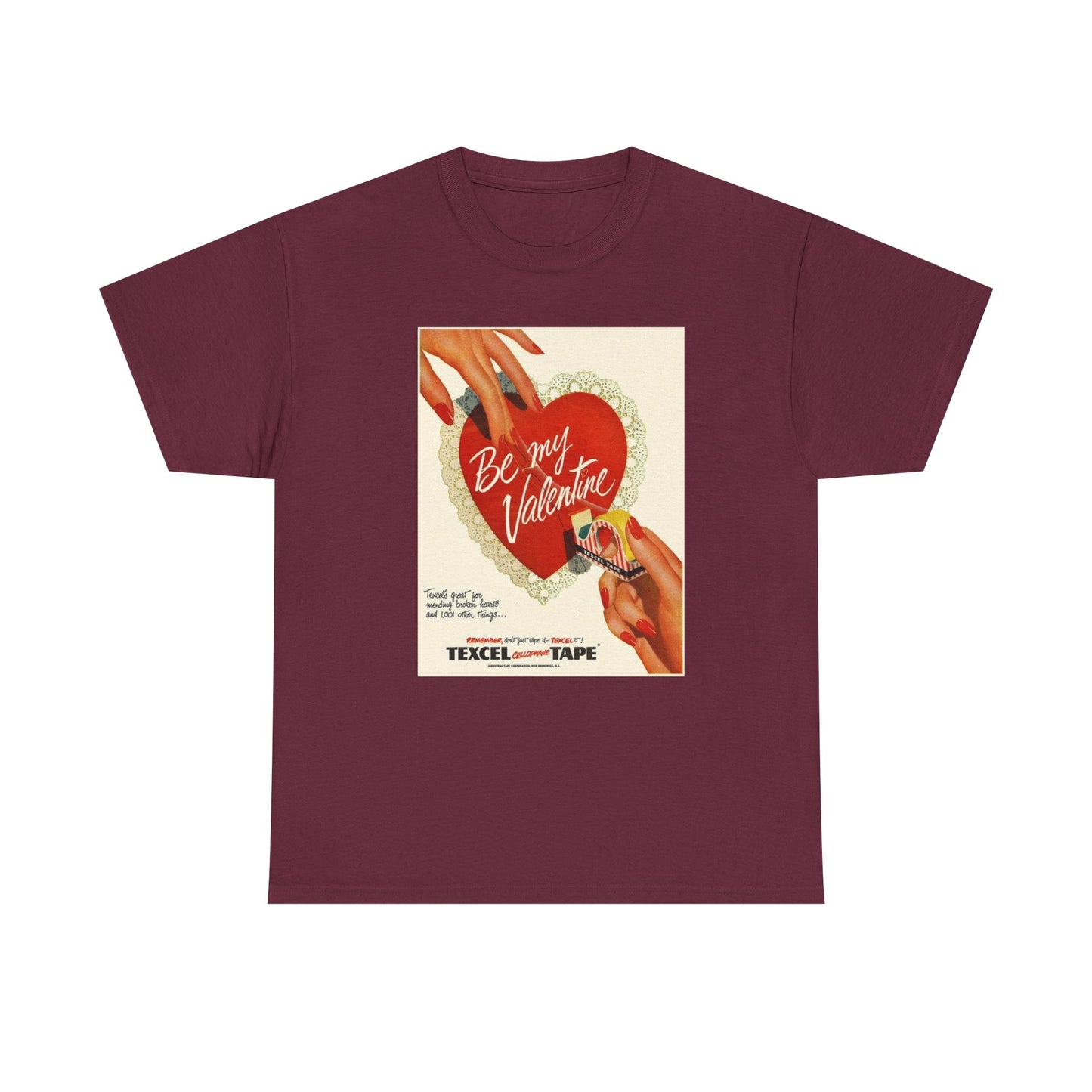 Friday Knights - tape vintage valentines day tee