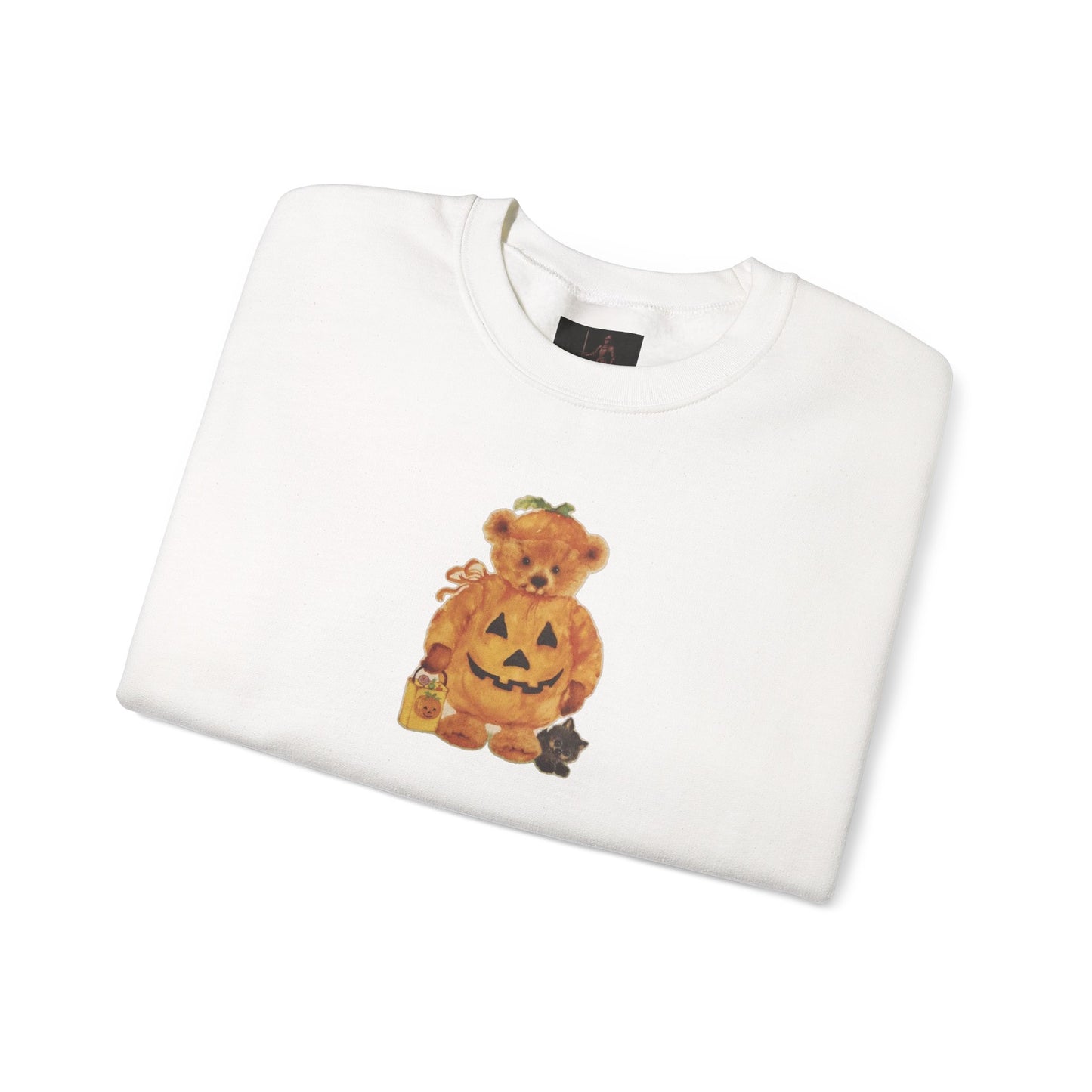 Friday Knights - Vintage Halloween Teddy Pumpkin Sweatshirt