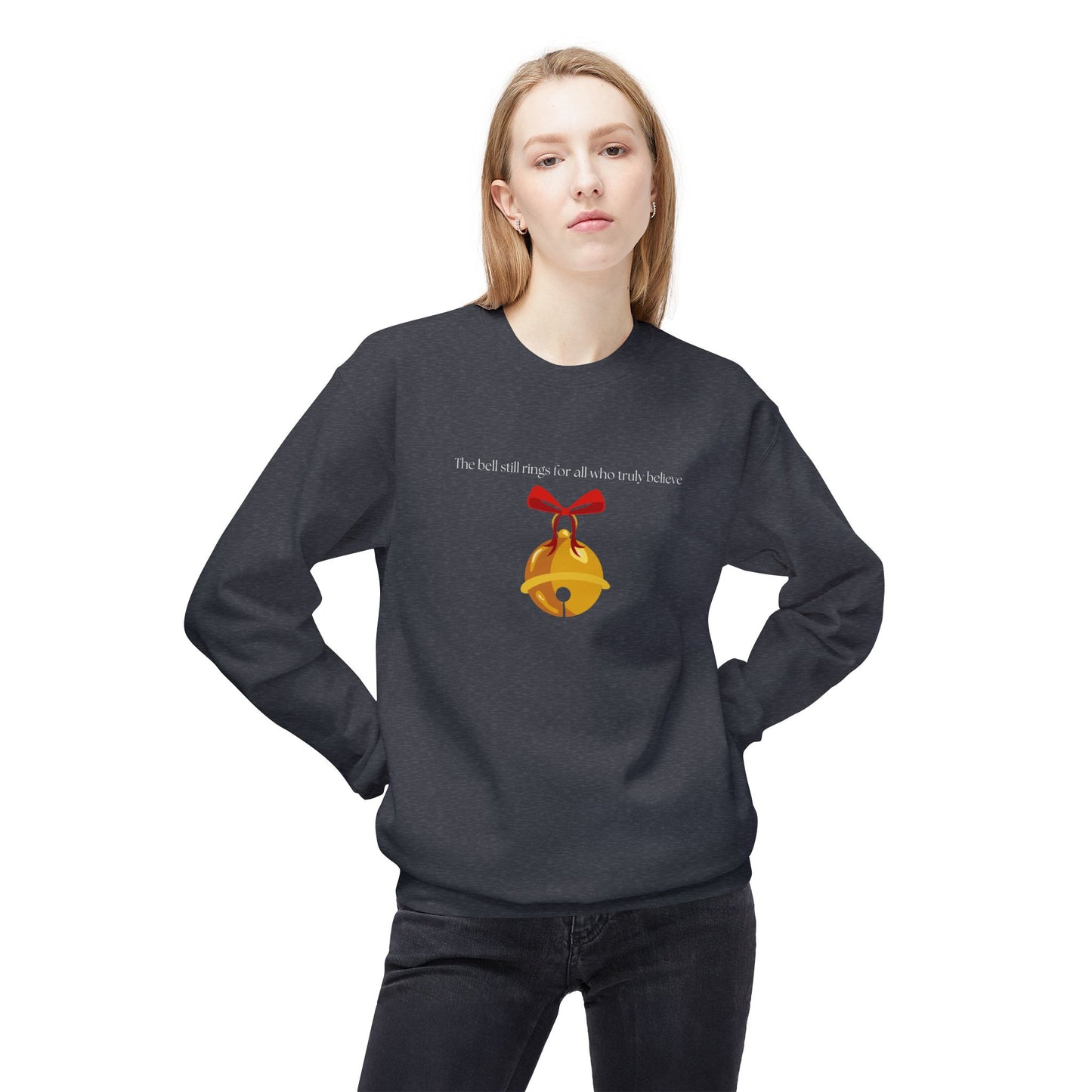 Friday Knights - The bell still rings for those who believe...Fleece Crewneck Sweatshirt