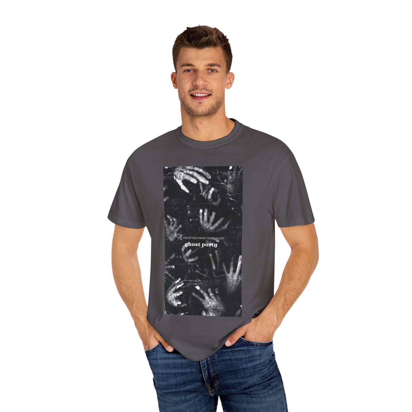 my mind has never been quiet hand tee