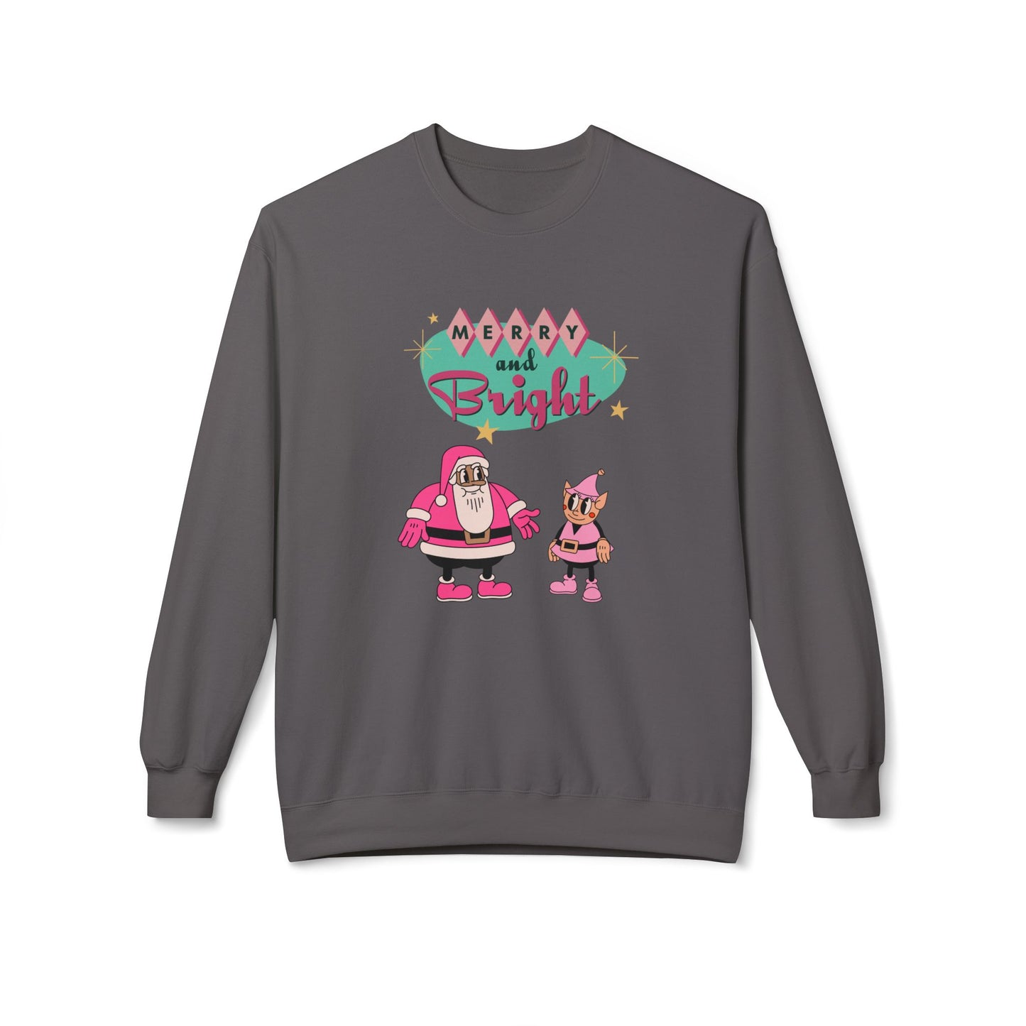 Friday Knights - Merry and Bright Crewneck fleece Sweatshirt