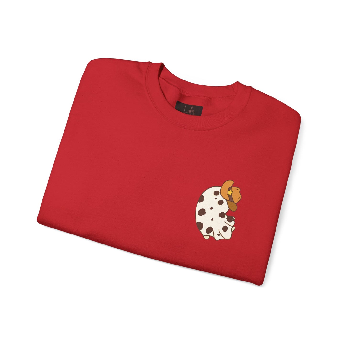 Friday Knights - Cow Spot Ghost Crewneck Sweatshirt